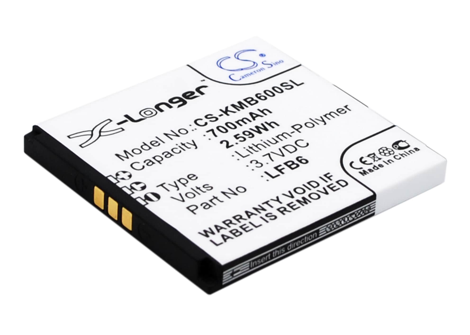 Batteri til smarttelefon, mobil til KAZAM Life B6