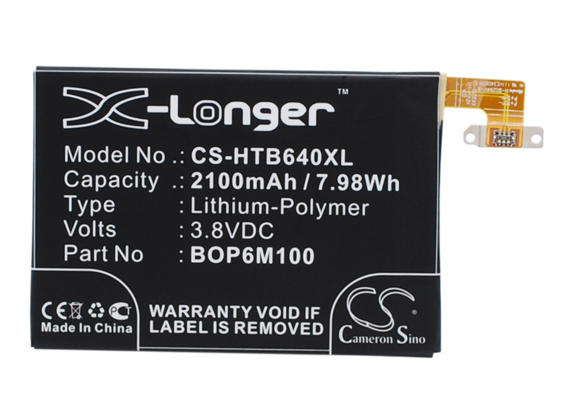 Batteri til SmartPhone, mobil til HTC One Mini 2, M5, One M8 Mini og andre.