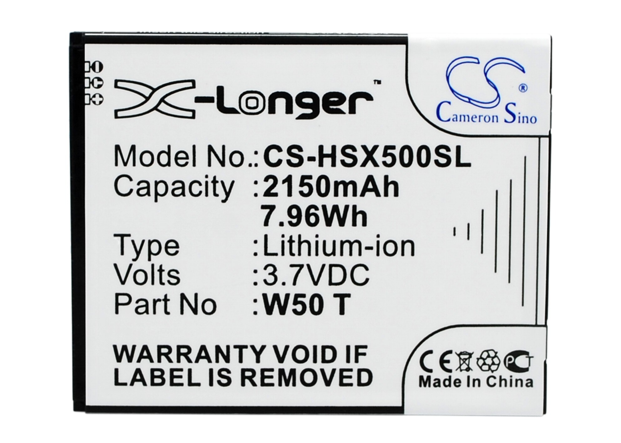 Batteri for SmartPhone, Mobil for Hasee 3S