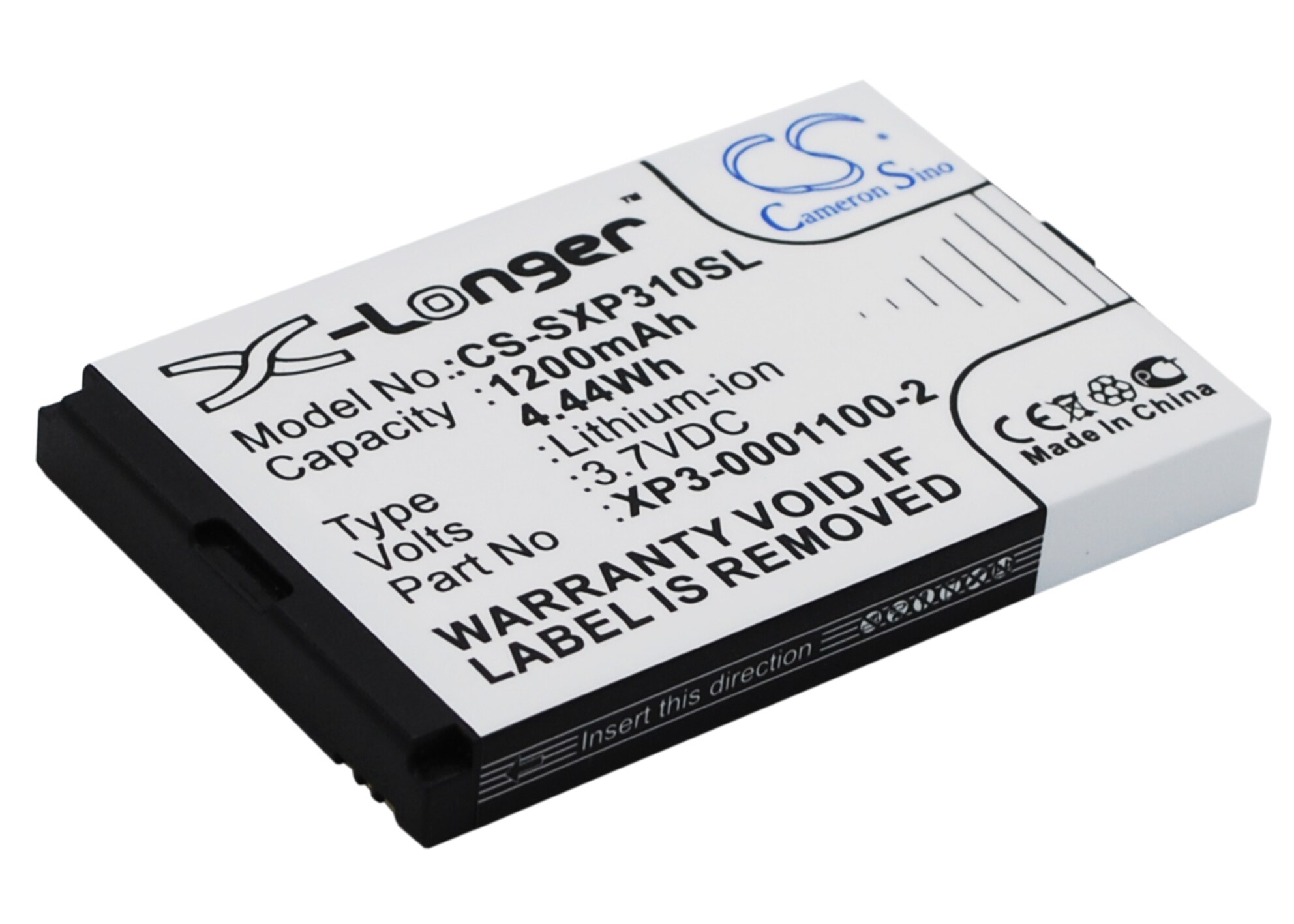 Batteri for SmartPhone, mobil for Socketmobile Sonim XP3-S, XP3 Enduro