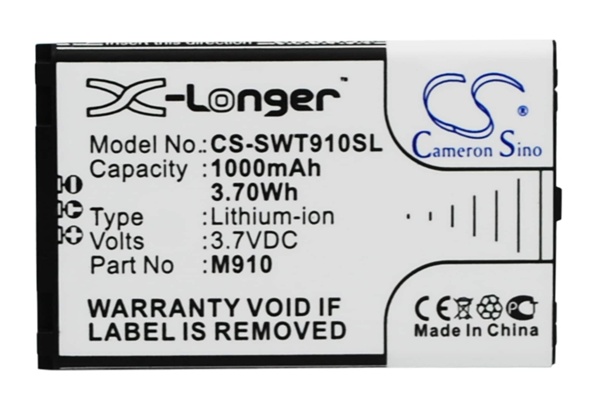 Batteri for SmartPhone, Mobil for Switel M910