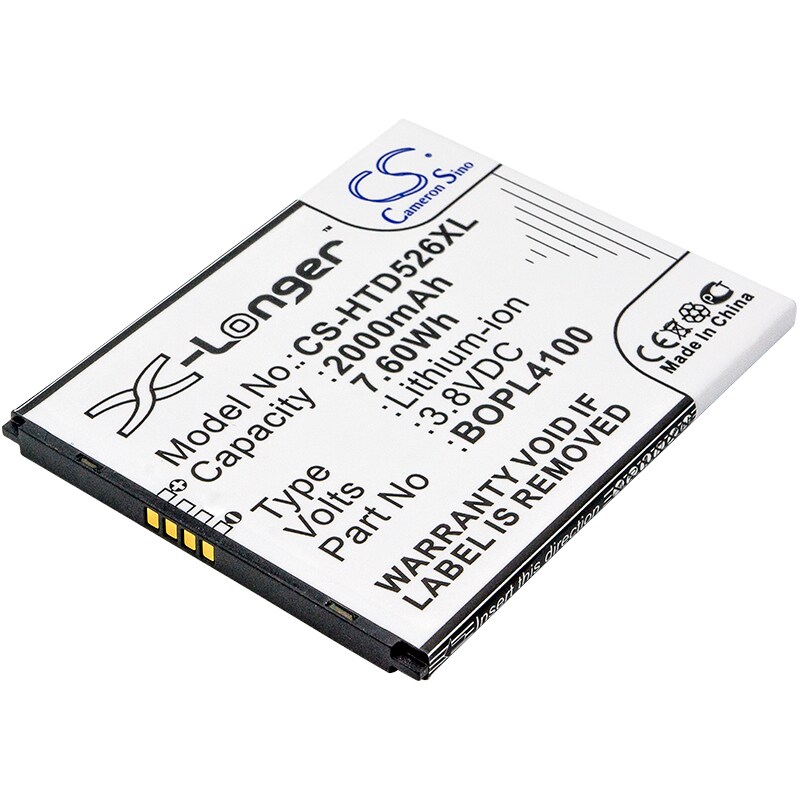 Batteri for SmartPhone, Mobil for HTC Desire 526, Desire 526G+ dual sim, HTCD100LVWP og andre.