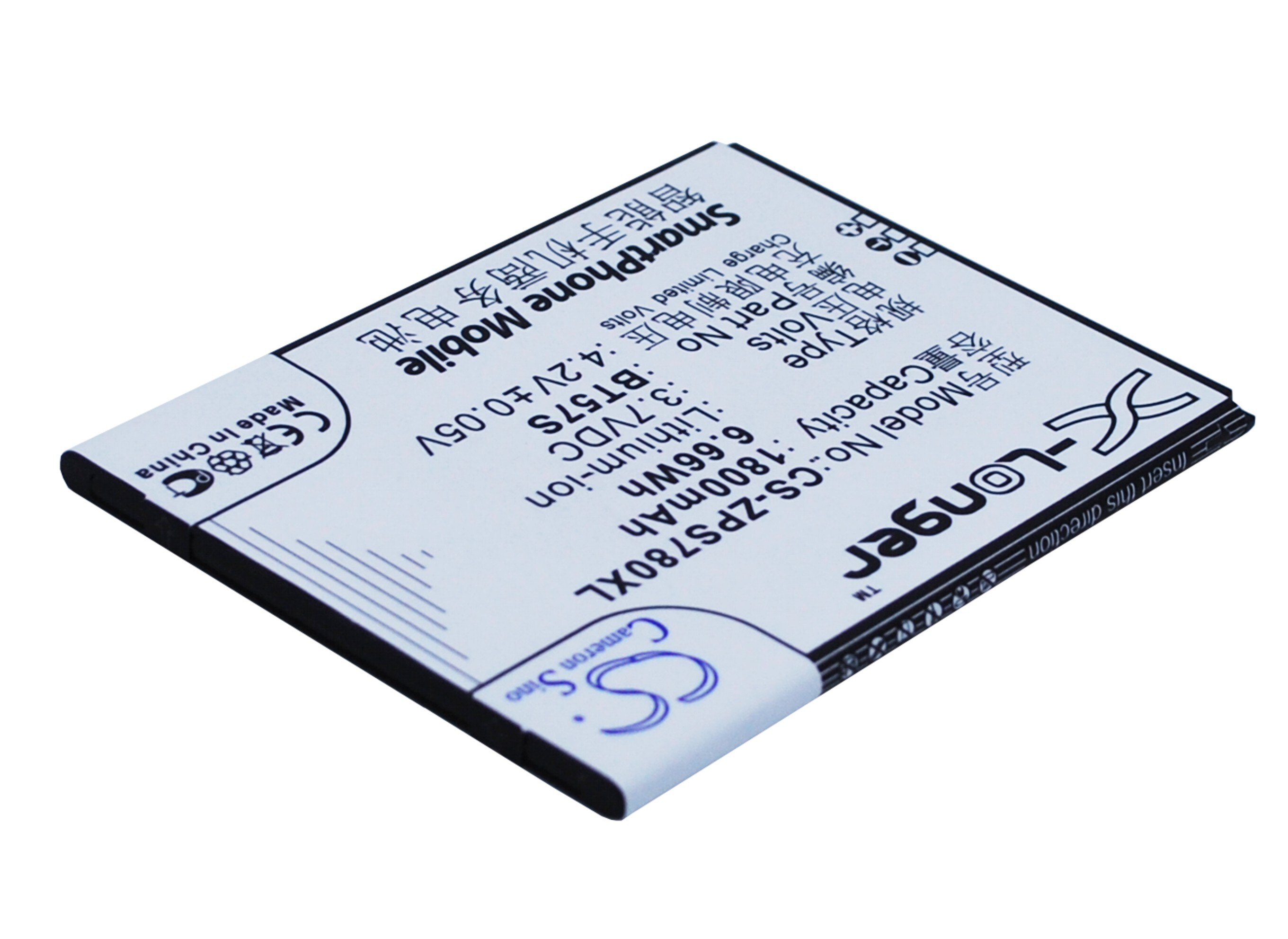 Batteri for smarttelefon, mobil for ZOPO ZP780, 6560