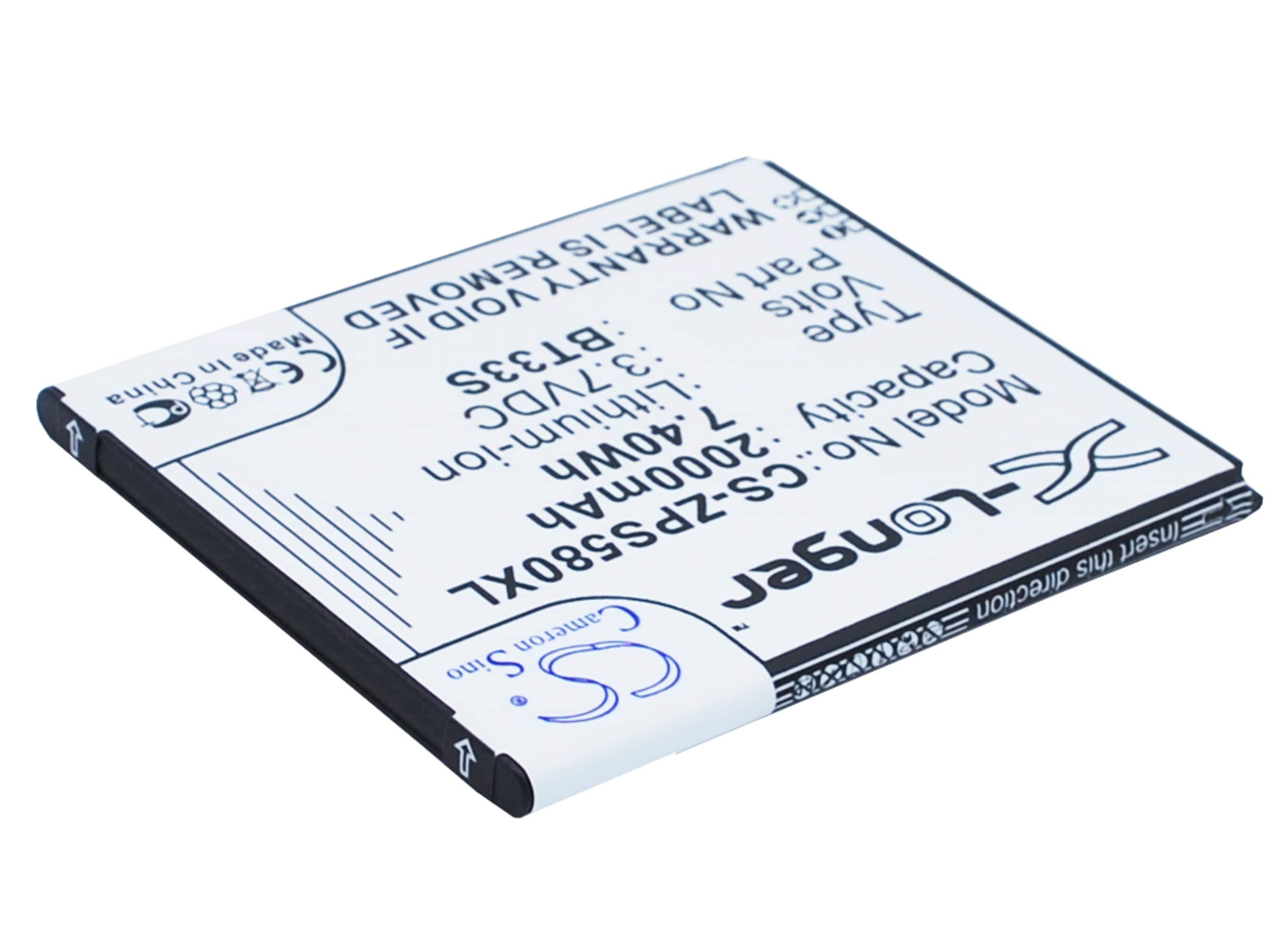 Batteri for smarttelefon, mobil for ZOPO ZP580, 6580