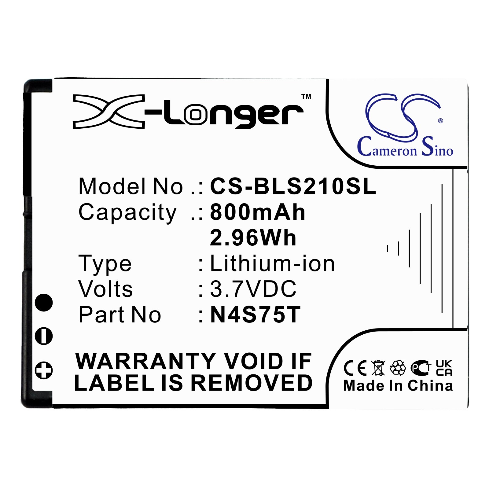 Batteri for SmartPhone, Mobil for Binatone SM800