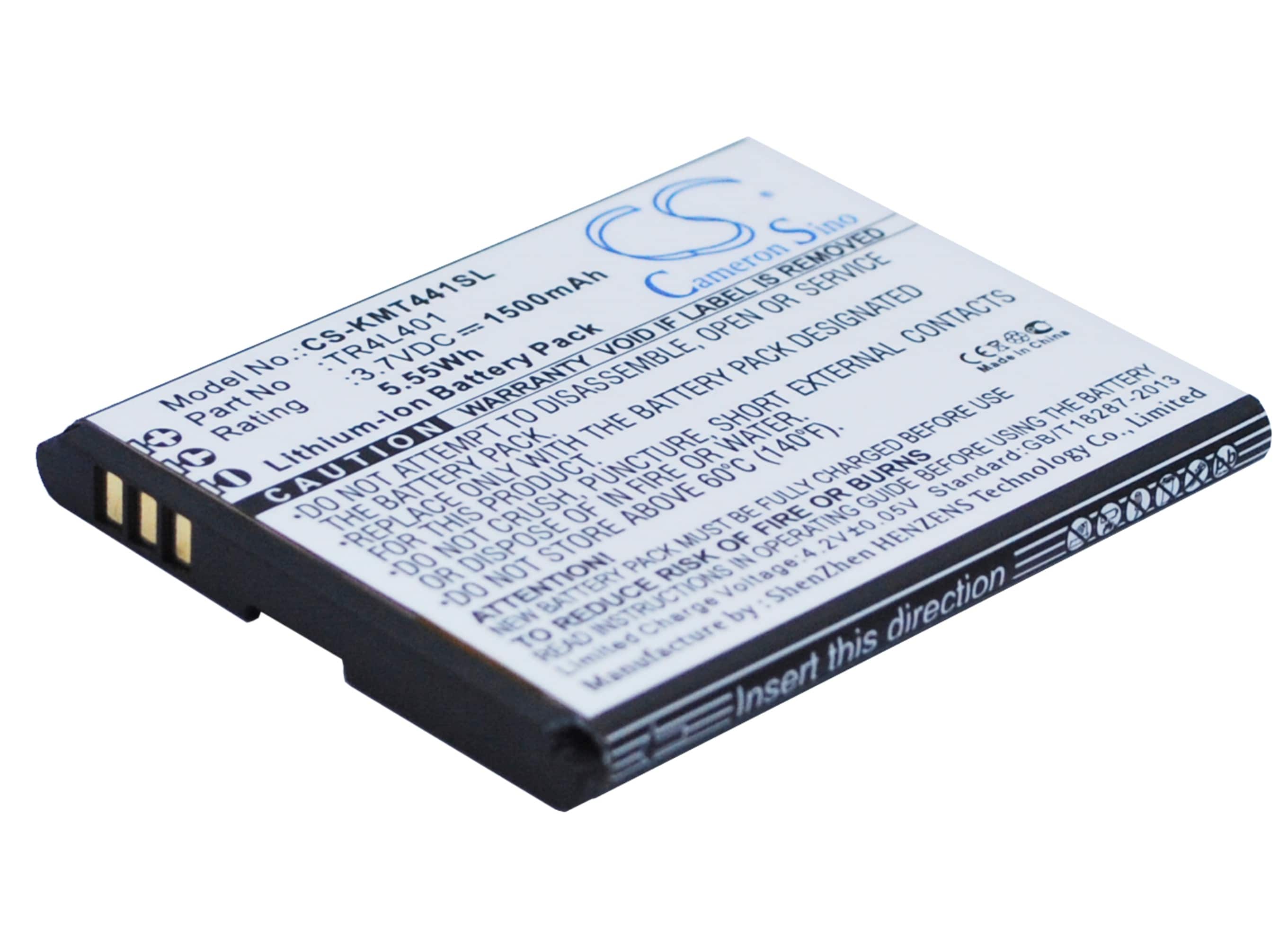 Batteri for smarttelefon, mobil for KAZAM Trooper 441L, Trooper 440L, TR4L4044044-01