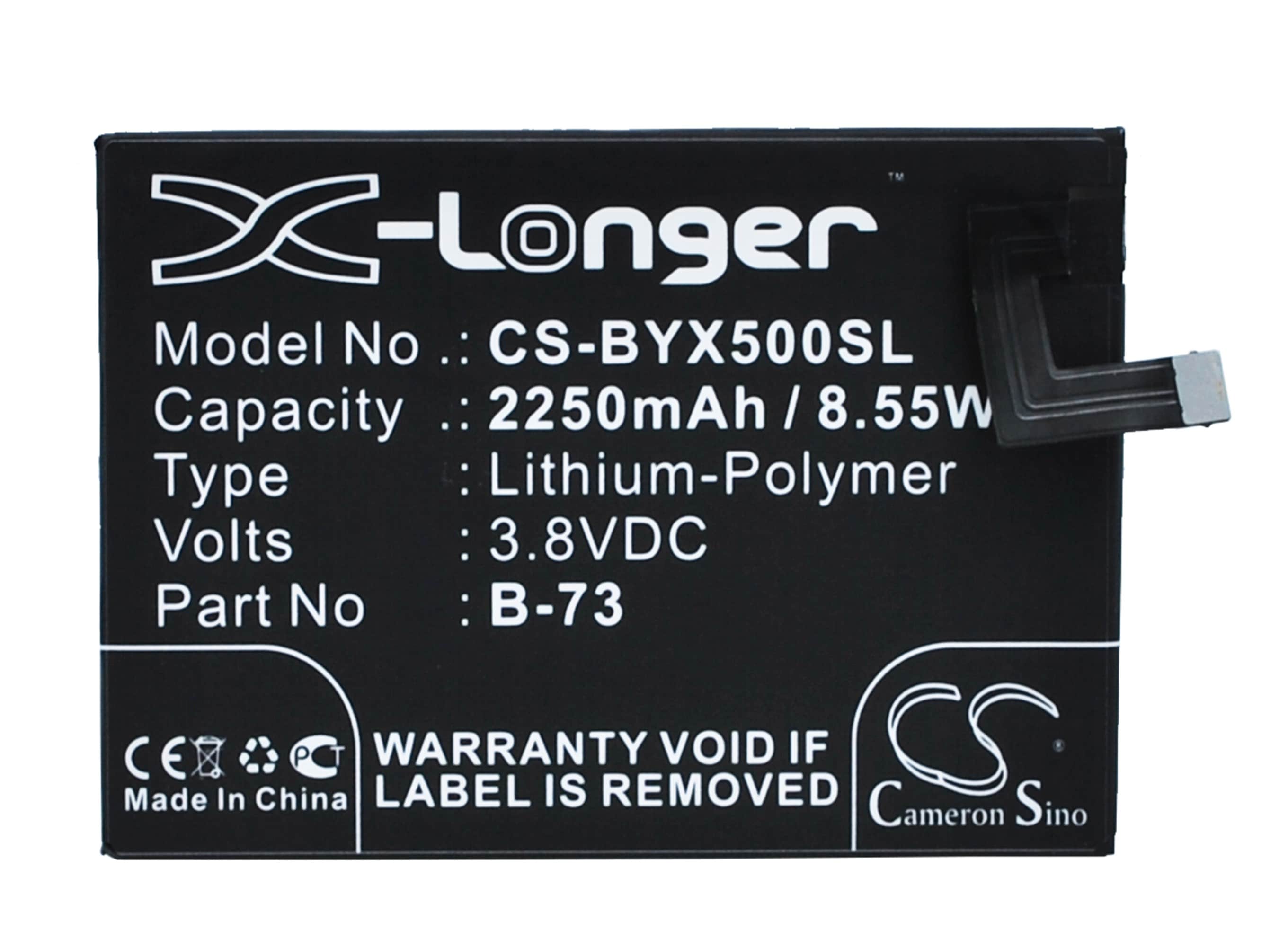 Batteri for smarttelefon, mobil for BBK VIVO X5V, VIVO X5, VIVO X5 4G osv.