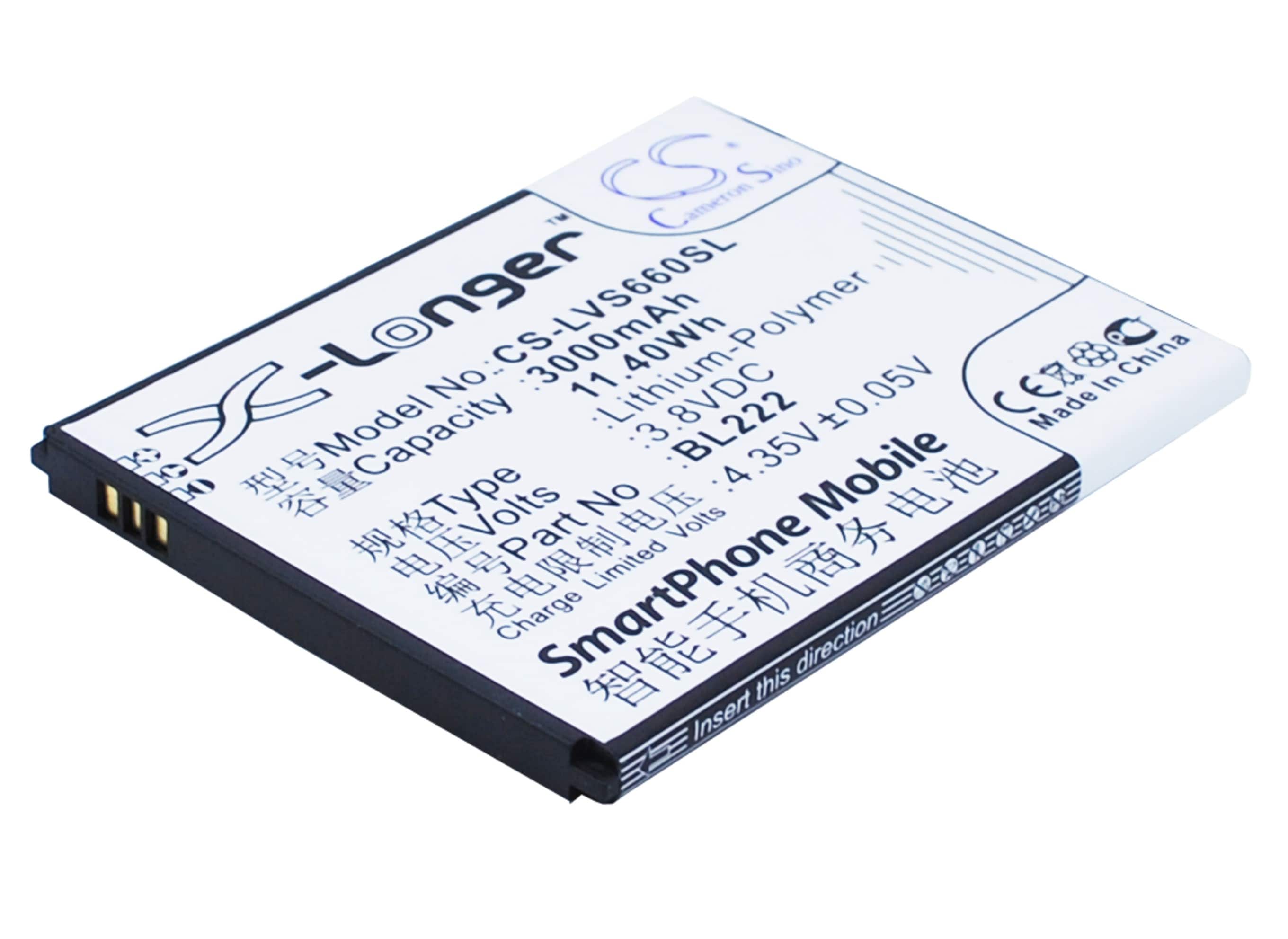 Batteri for SmartPhone, Mobil for Lenovo S660, S668T