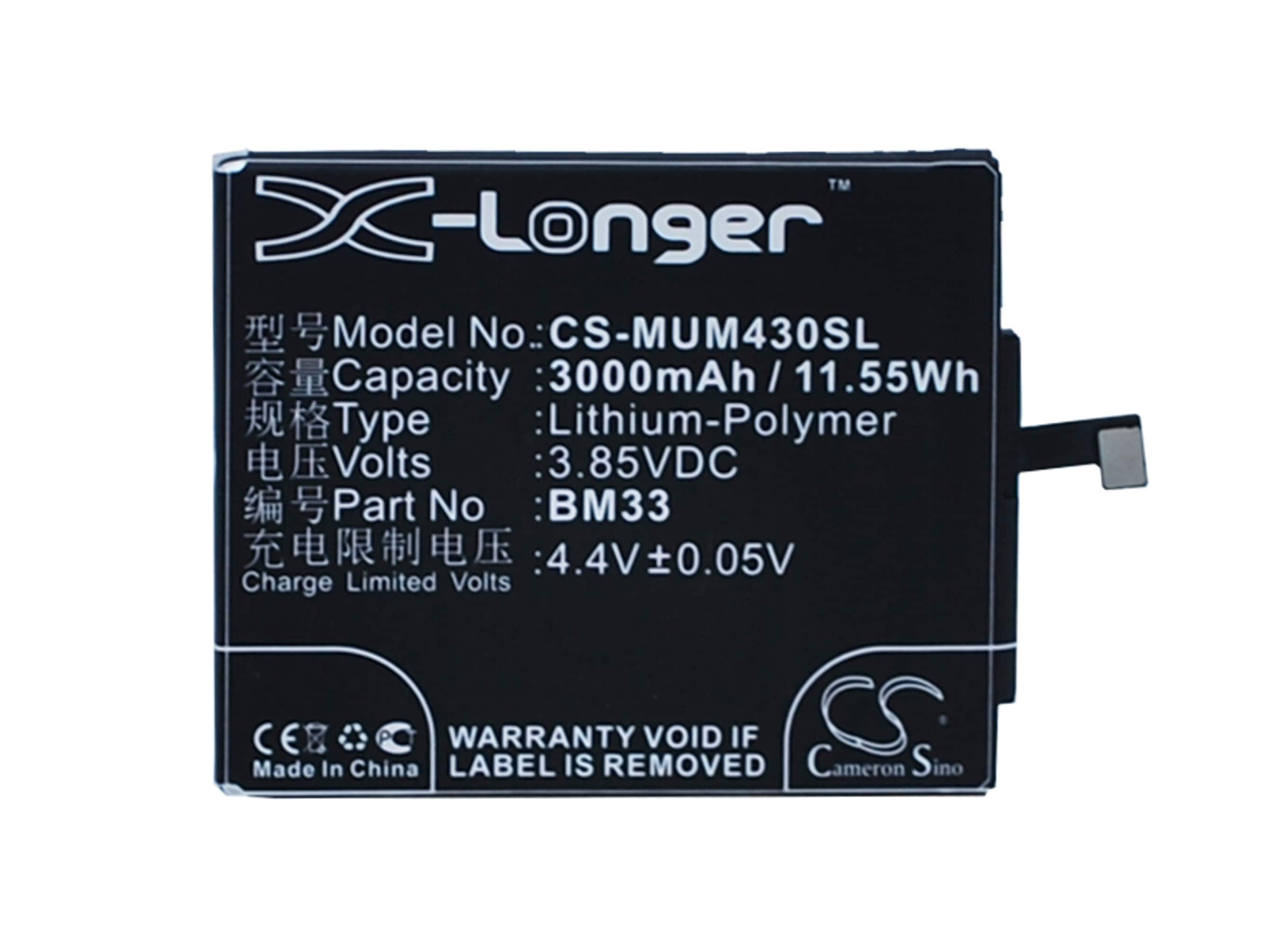 Batteri for SmartPhone, Mobil for Xiaomi M4i, X9
