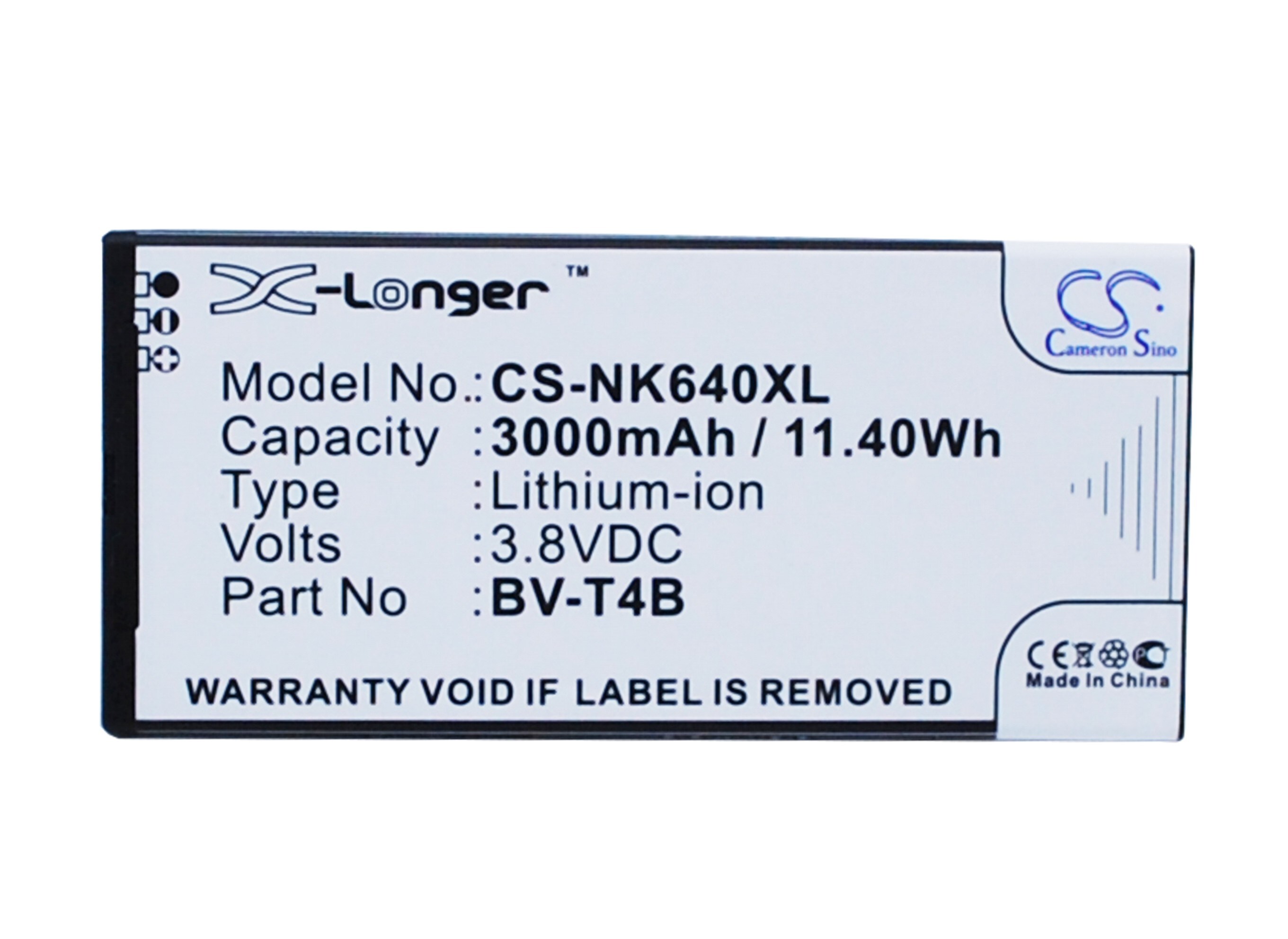 Batteri for SmartPhone, Mobil for Microsoft Lumia 640 XL, RM-1062, RM-1063