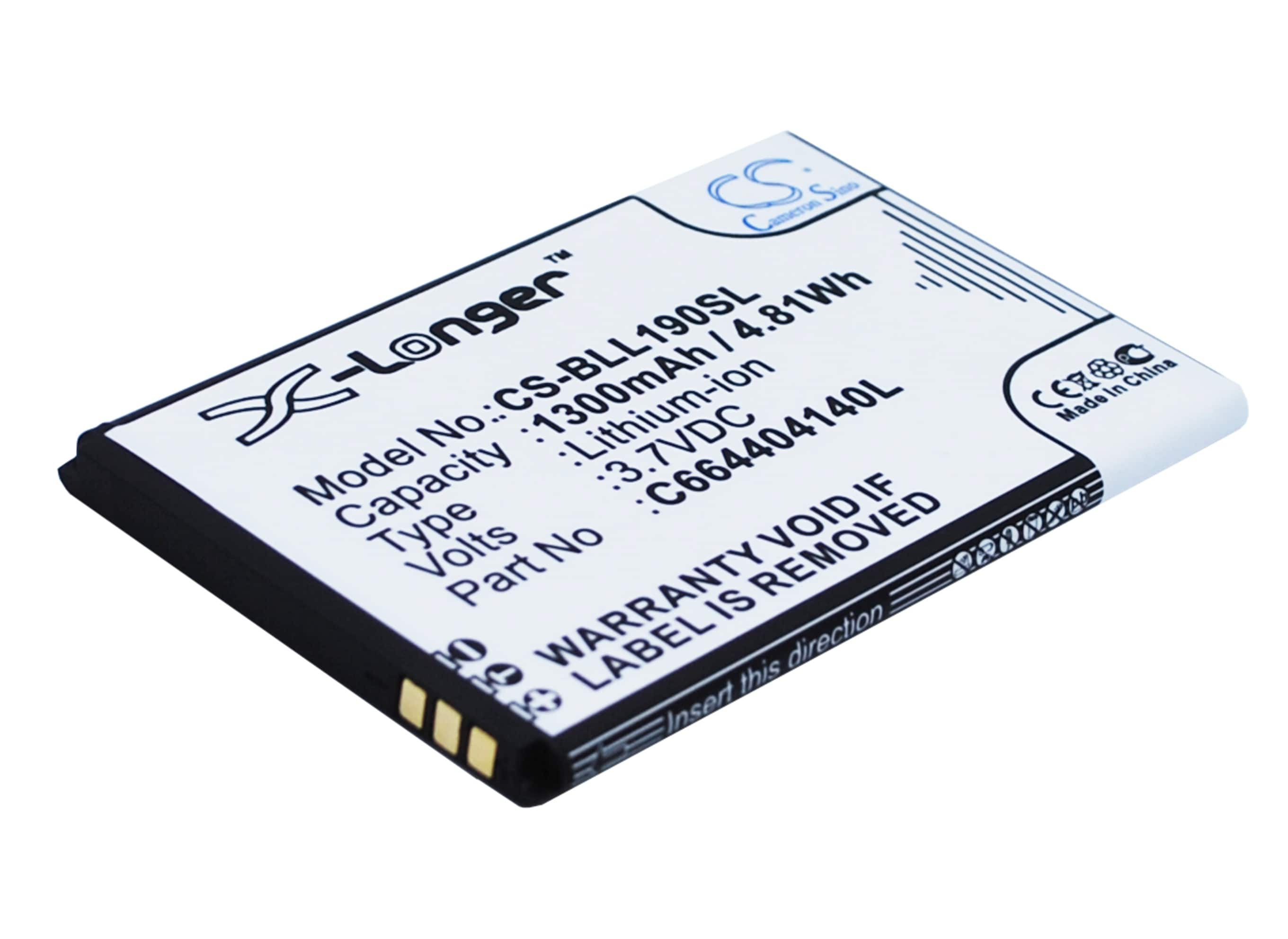 Batteri for smarttelefon, mobil for BLU Life Pay mini, L190L, L190U osv.