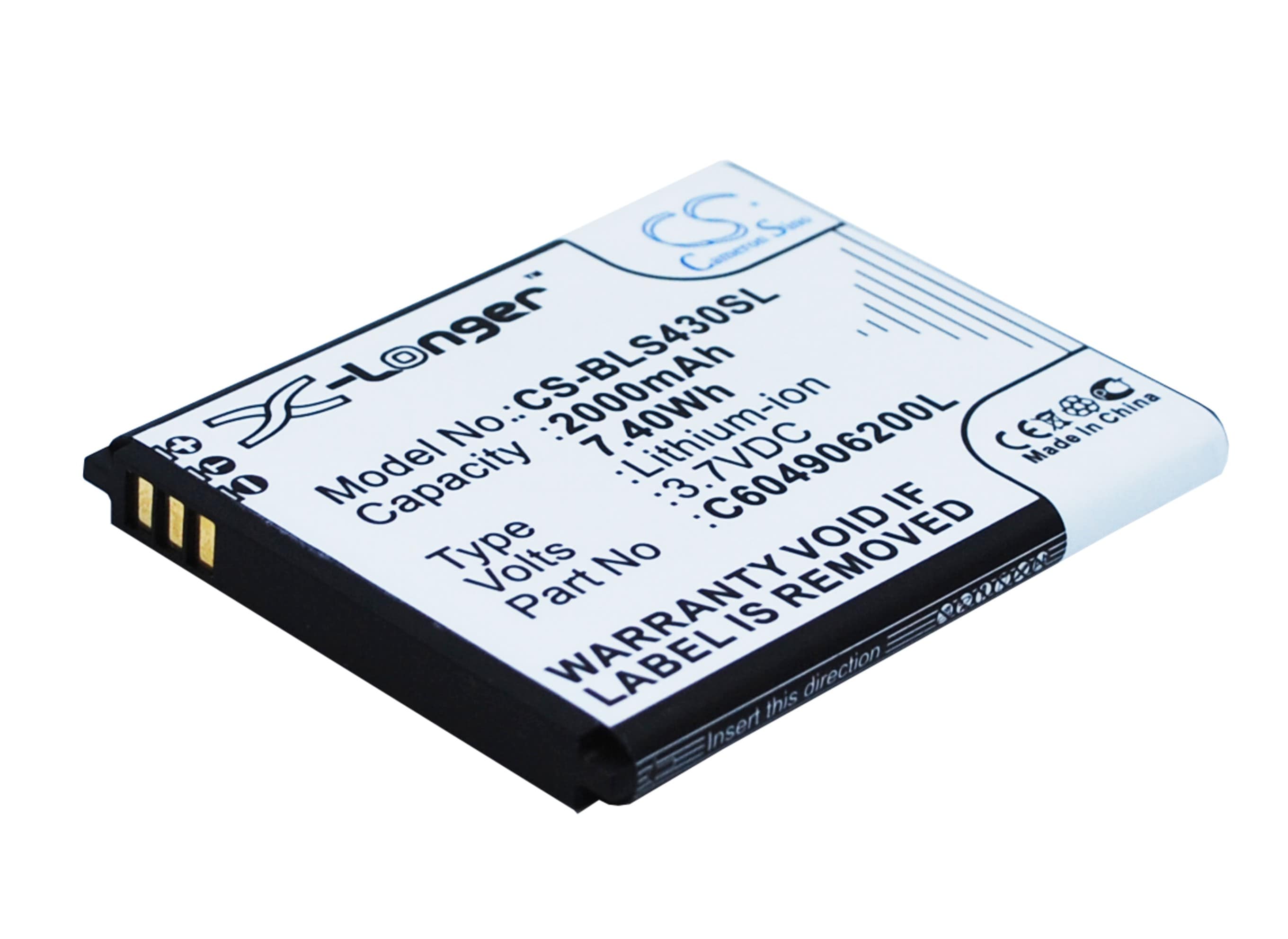 Batteri for SmartPhone, mobil for BLU Sport 4.5, S430L, S430U etc.