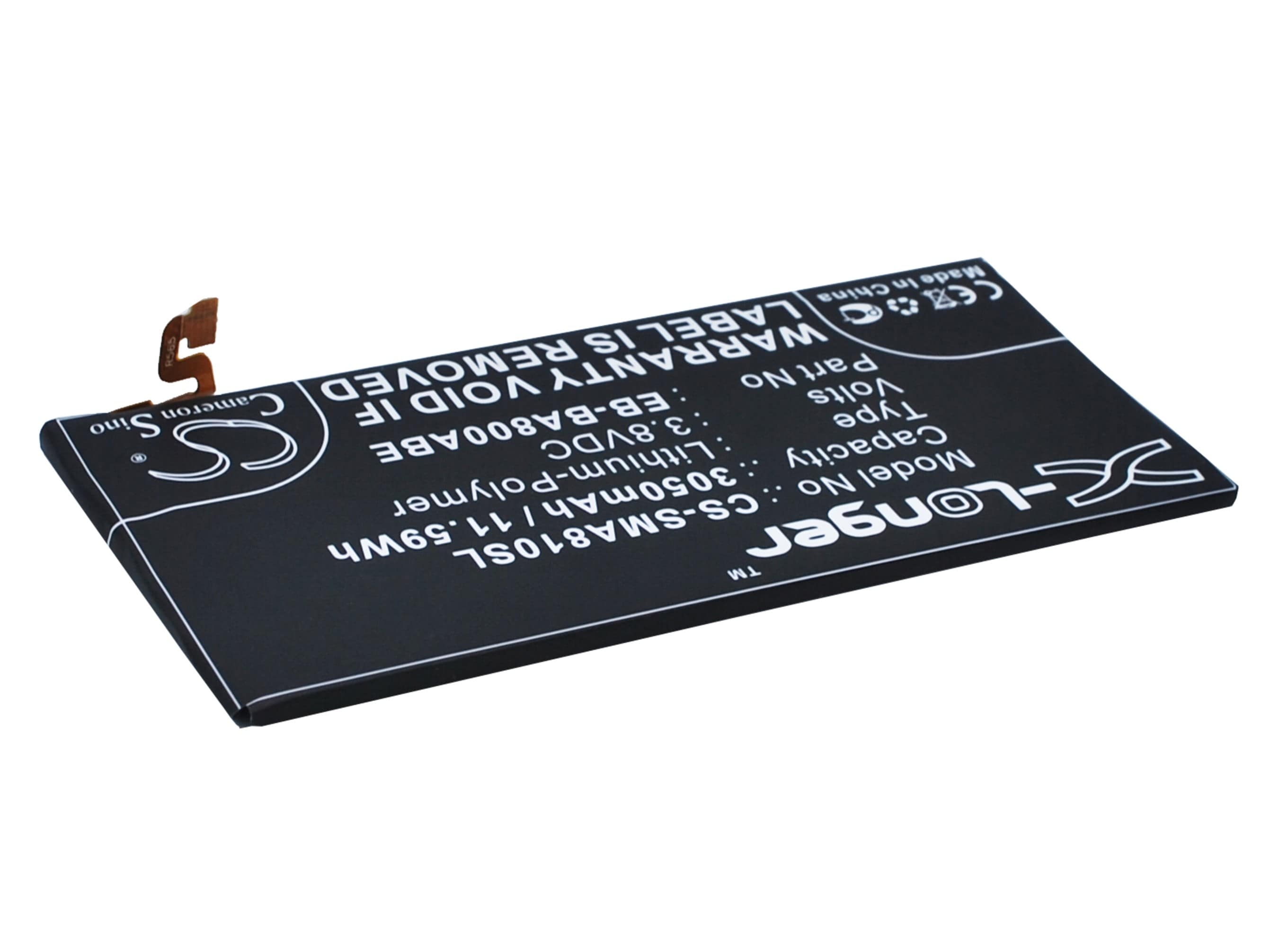 Batteri for SmartPhone, Mobil for Samsung SM-A8000, Galaxy A8 Duos, SM-A800YZ og andre.