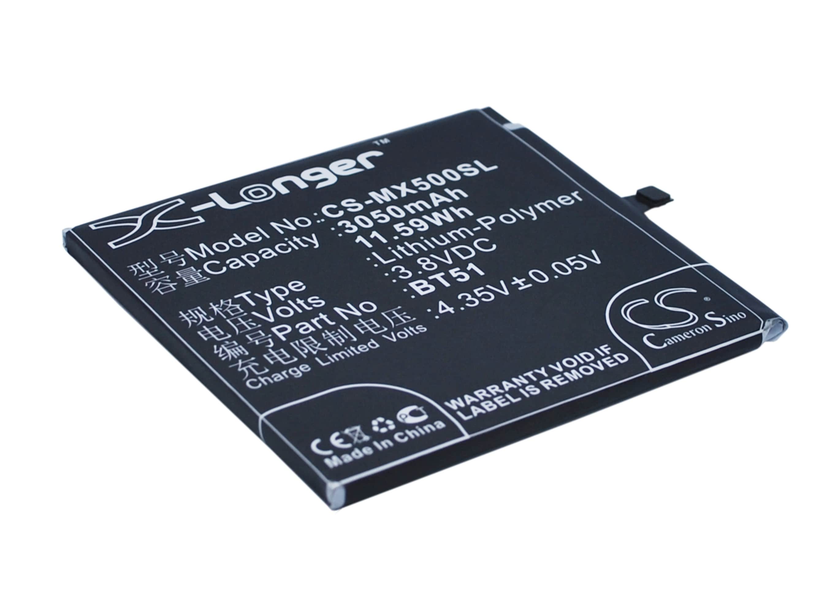 Batteri for SmartPhone, Mobil for Meizu MX5, MX5 Dual SIM, M575 Dual SIM og andre.