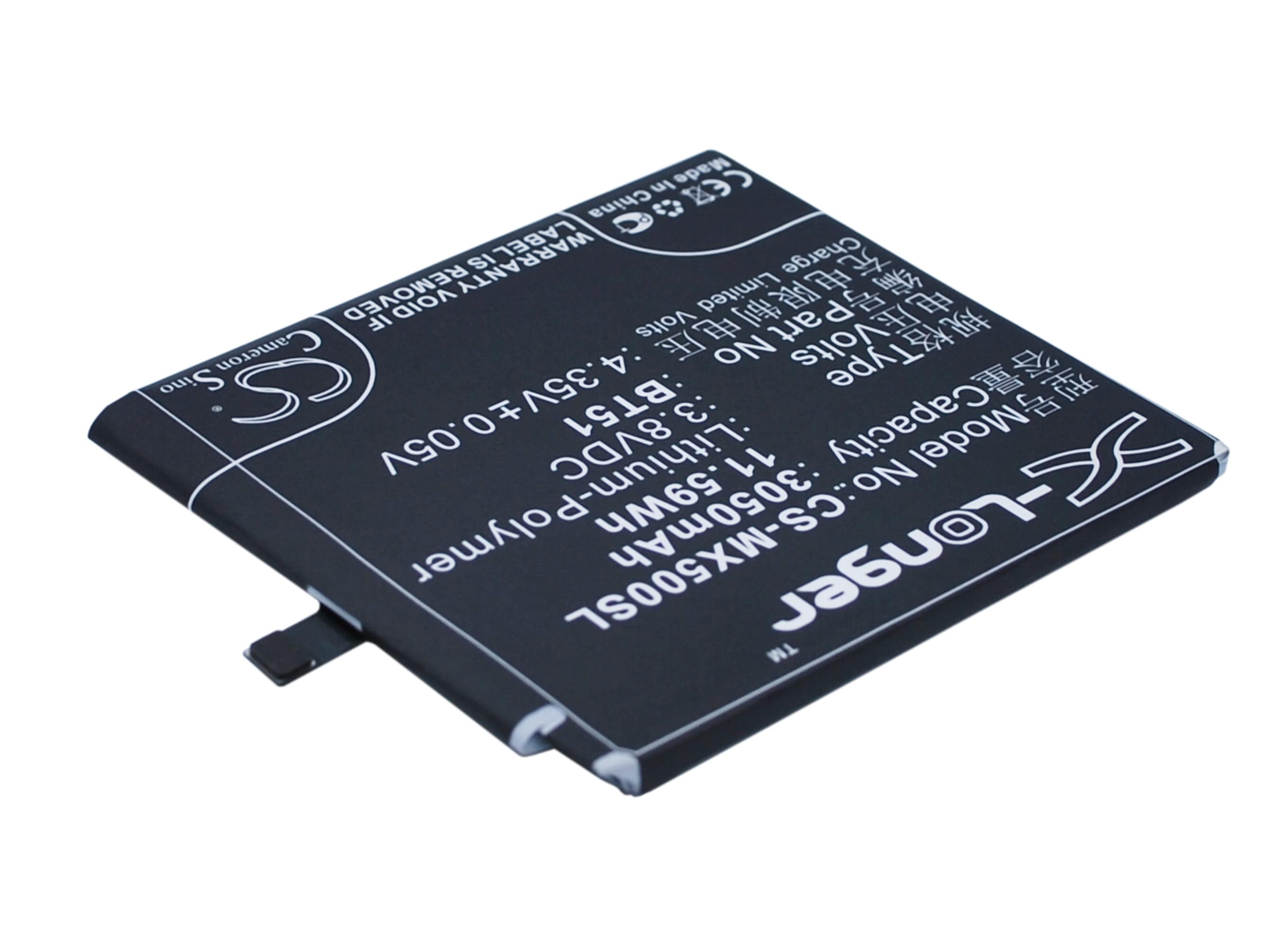 Batteri for SmartPhone, Mobil for Meizu MX5, MX5 Dual SIM, M575 Dual SIM og andre.