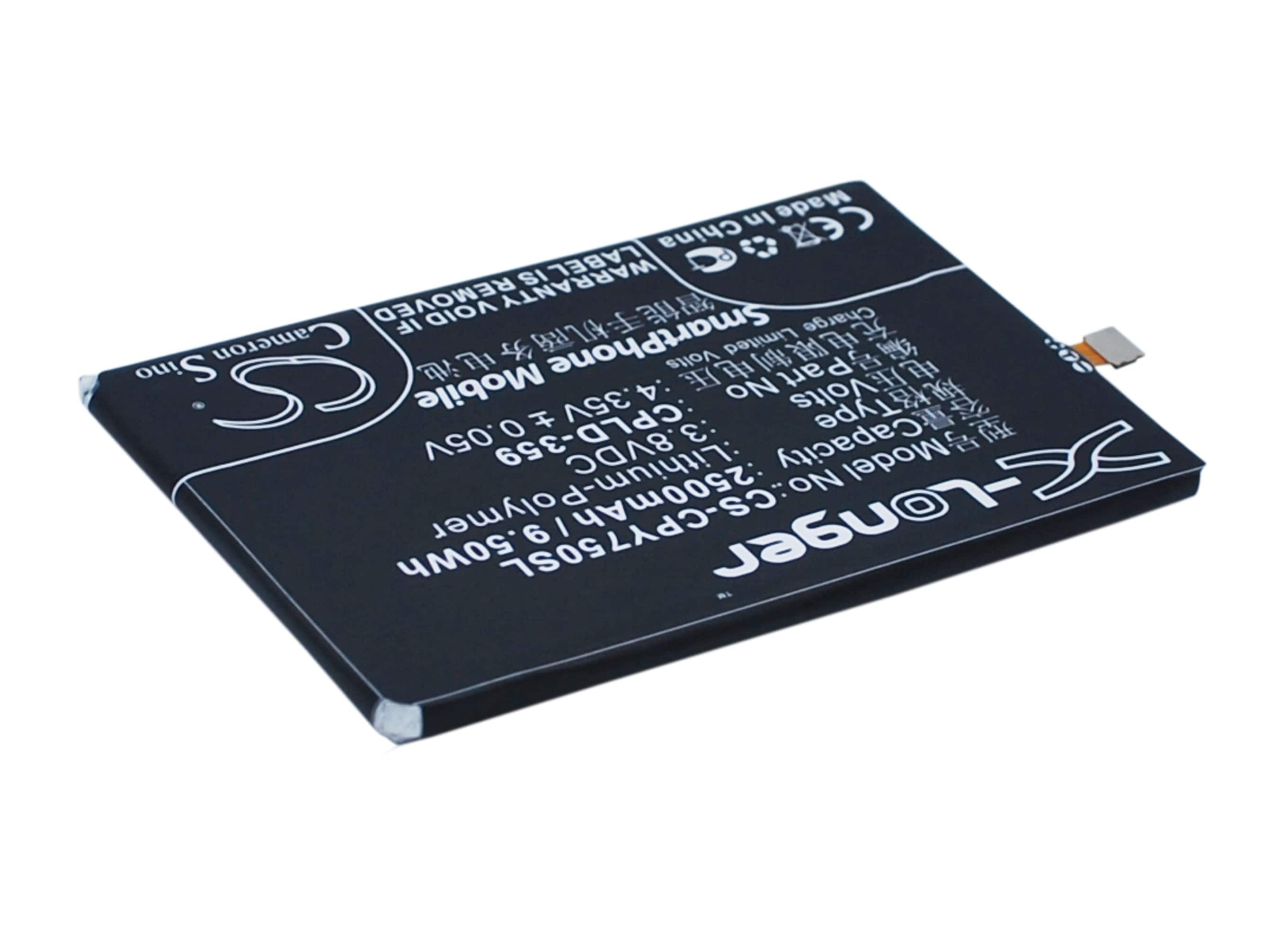 Batteri for SmartPhone, mobil for Coolpad Y75, Y76, Y80D etc.