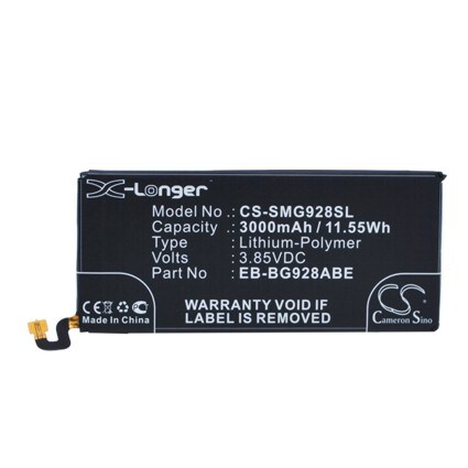 Batteri for SmartPhone, Mobil for Samsung Galaxy S6 Edge+, Galaxy S6 Edge Plus og andre.