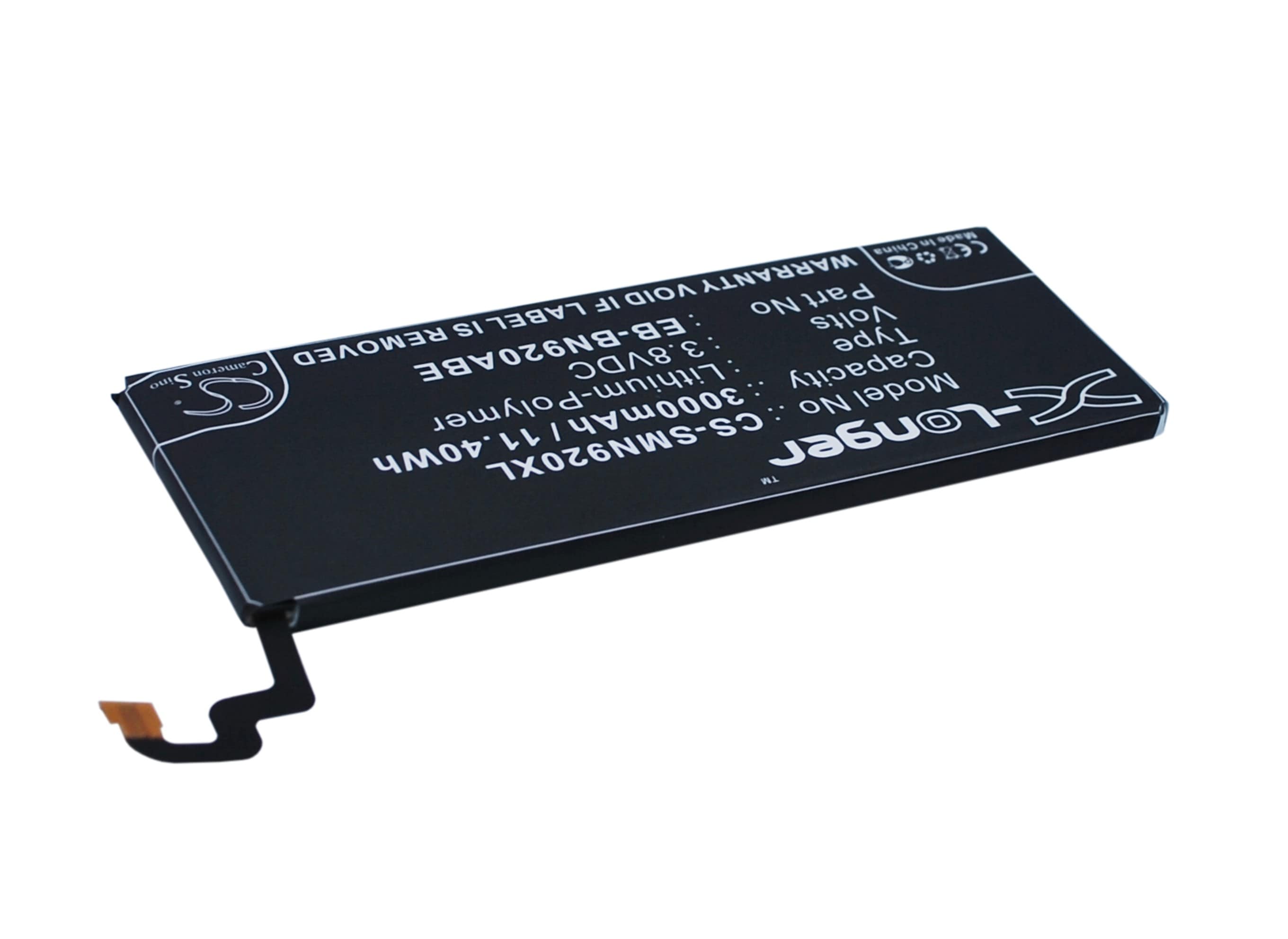 Batteri for SmartPhone, Mobil for Samsung Galaxy Note 5, SM-N920A, SM-N920R4 og andre.