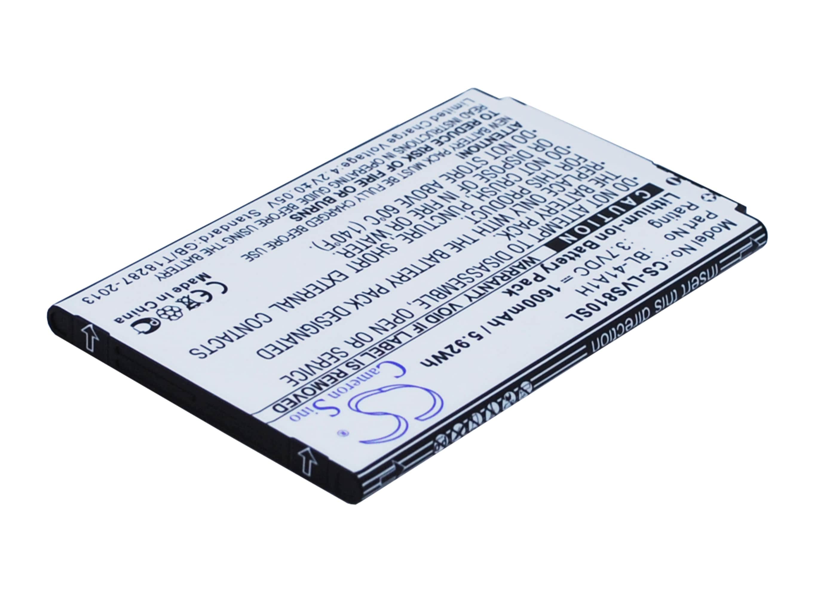 Batteri for SmartPhone, Mobil for LG Transpyre, VS810, VS810PP og andre.