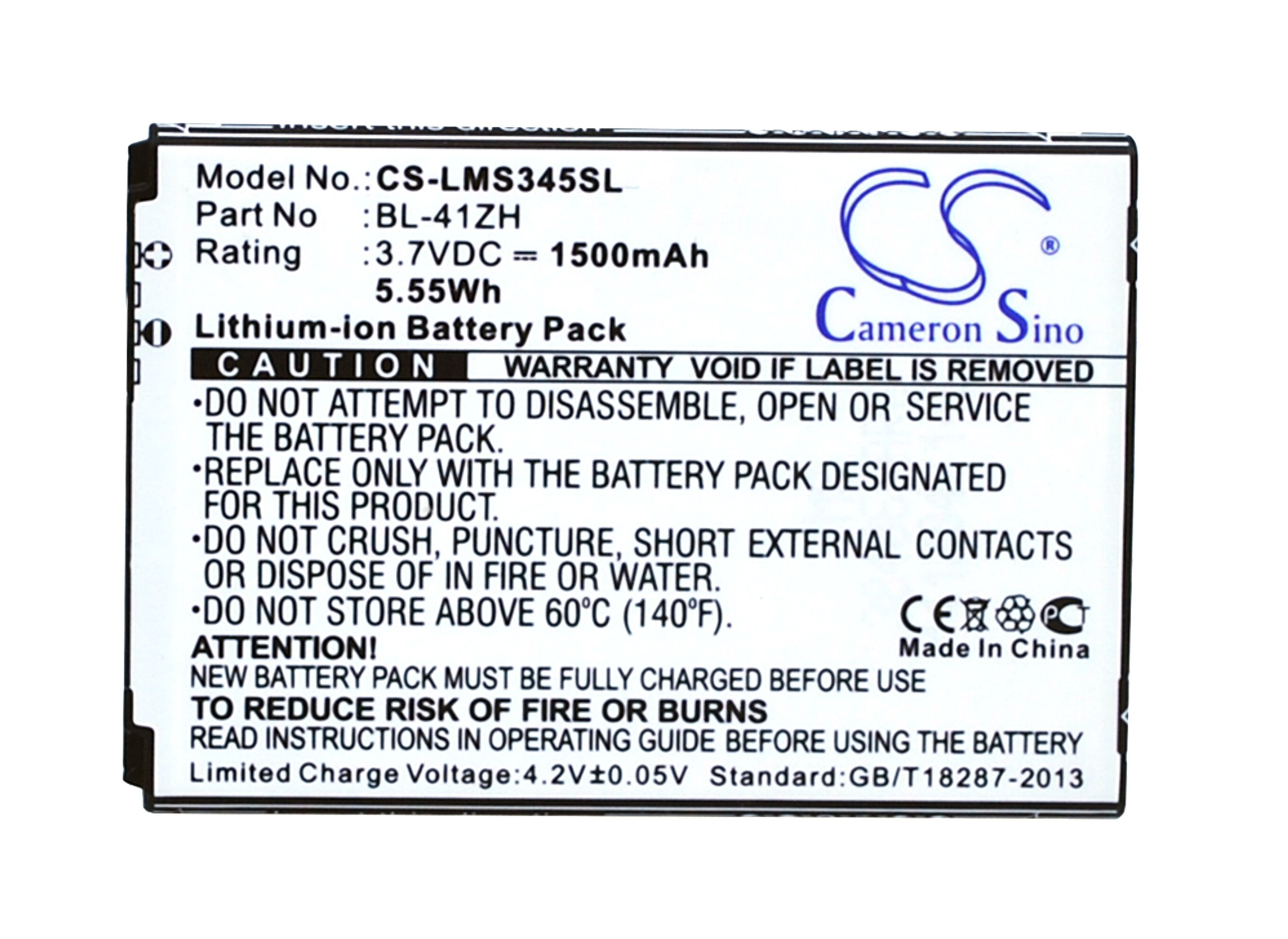Batteri for SmartPhone, Mobil for LG Optimus C40, Optimus L50, Leon og andre.
