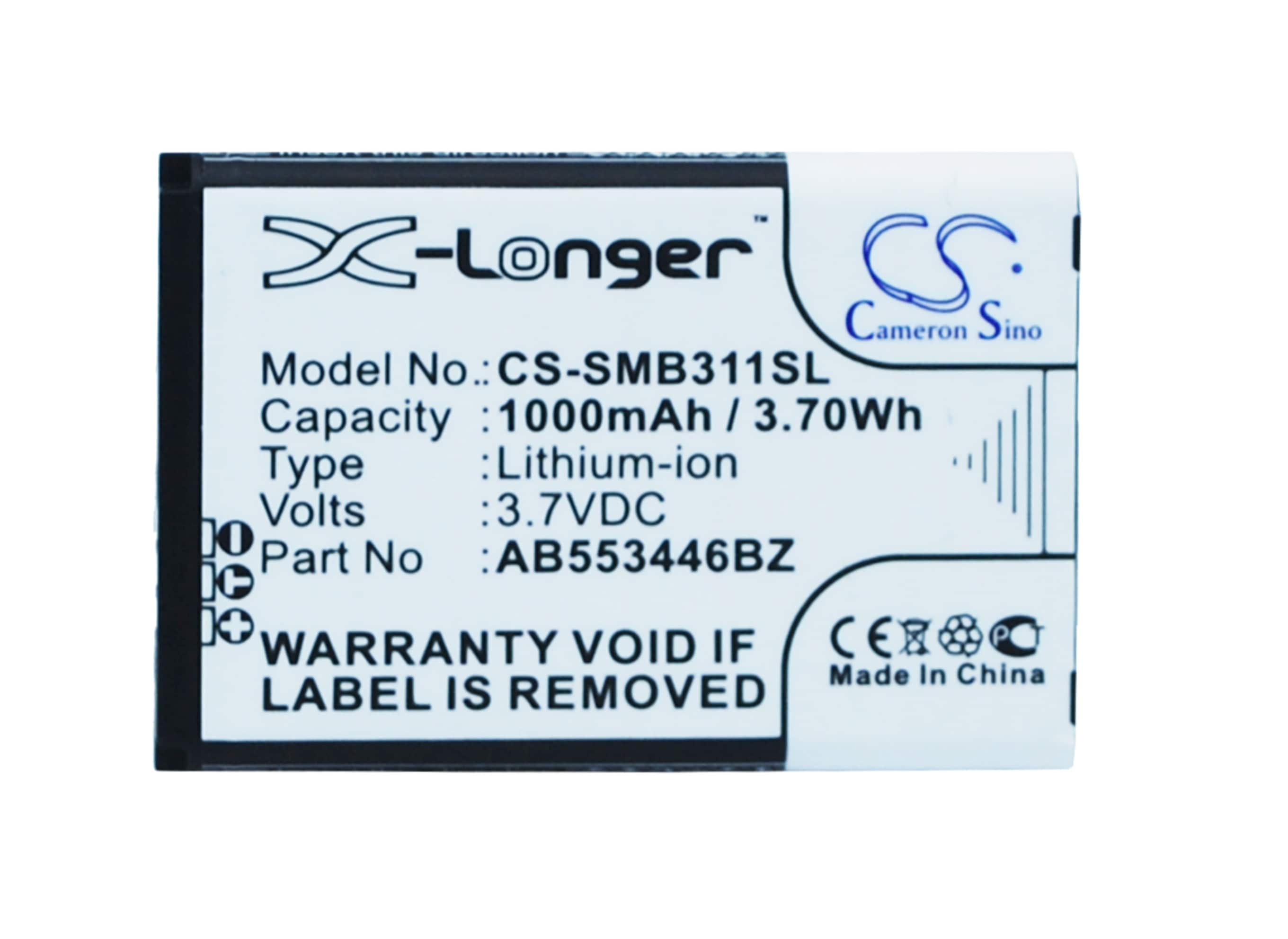 Batteri for SmartPhone, Mobil for Samsung Gusto 3, SM-B311, SM-B311B og andre.