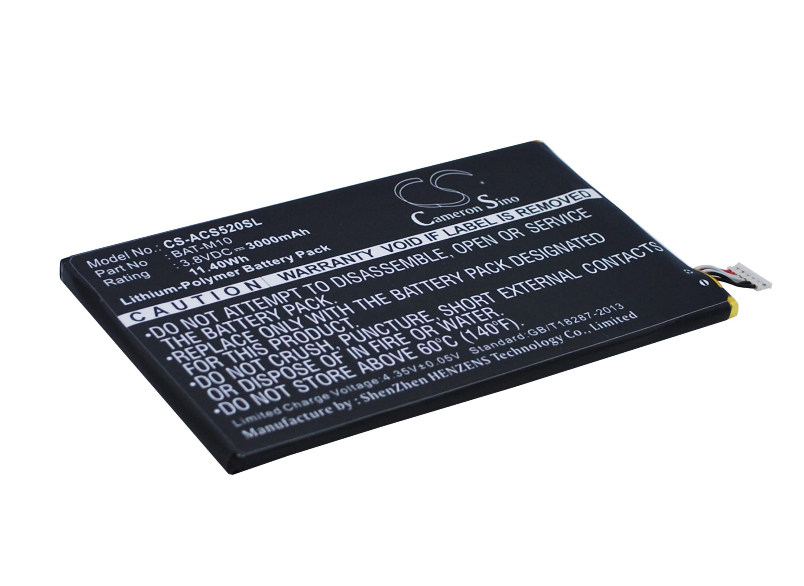 Batteri for SmartPhone, Mobil for Acer Liquid S2, S520, Liquid Jade S2 og andre.