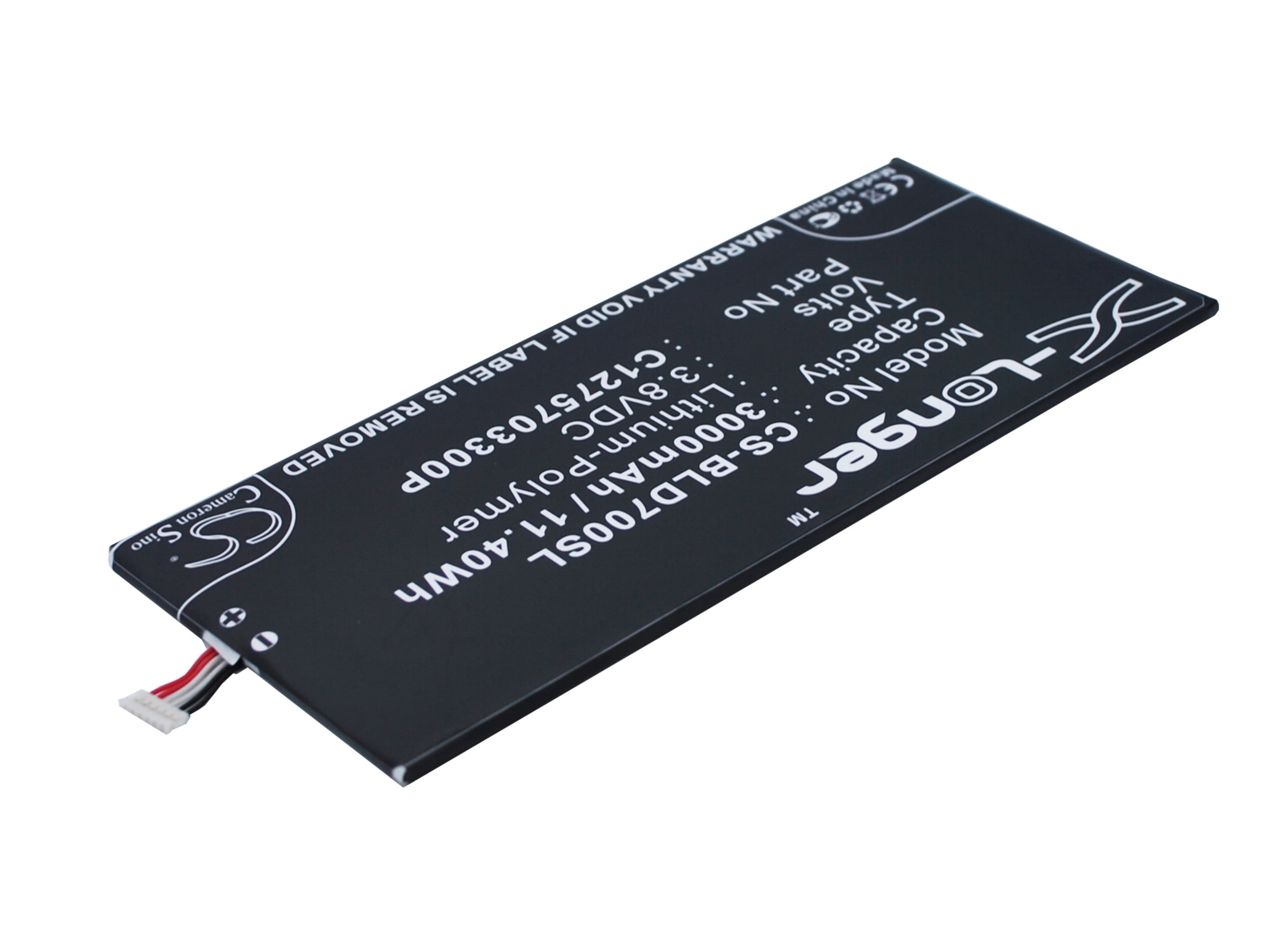 Batteri for smarttelefon, mobil for BLU Studio 7.0 HD, D700A, D700i osv.