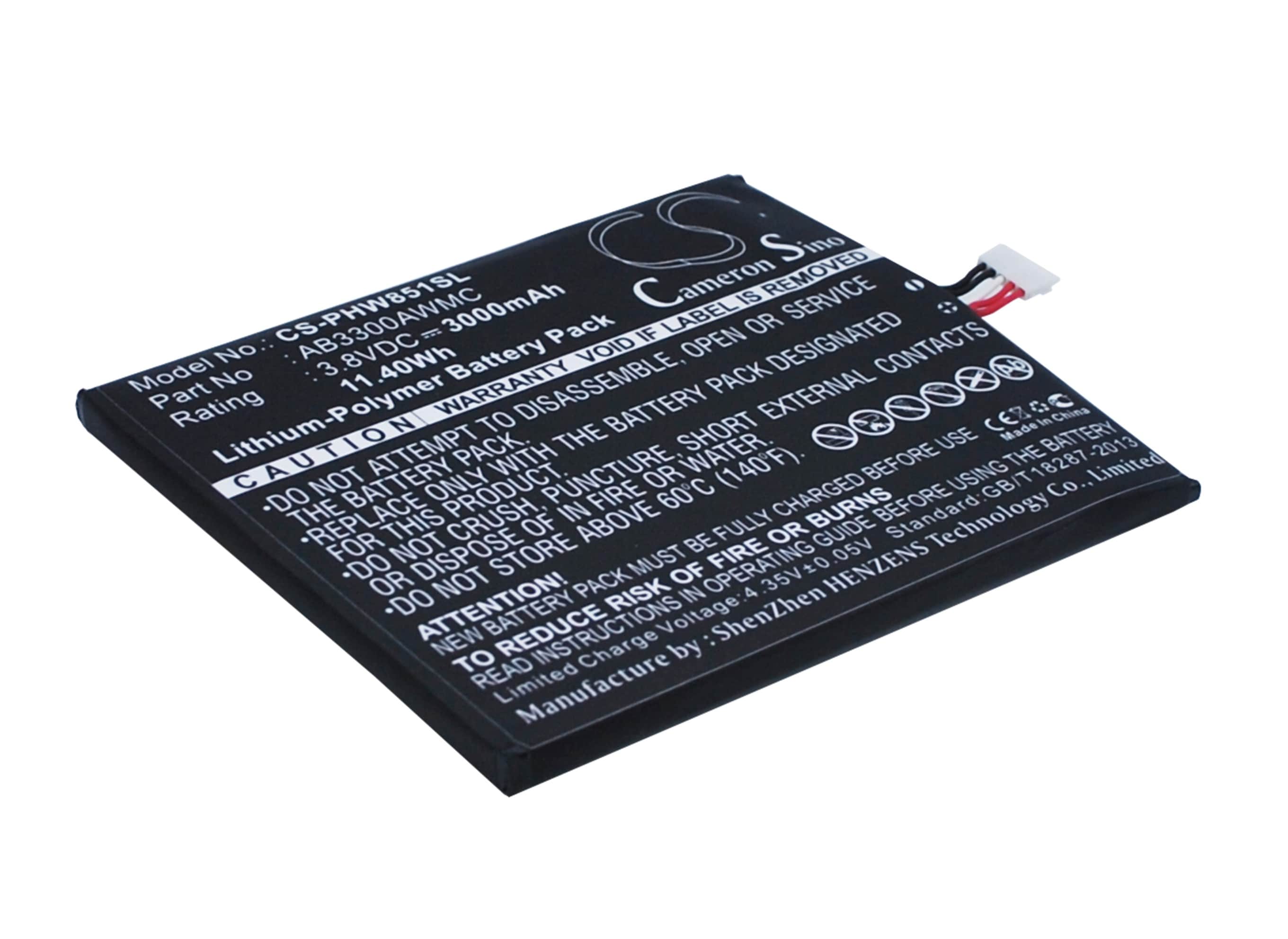 Batteri for SmartPhone, Mobil for Philips Xenium W8510, W8510