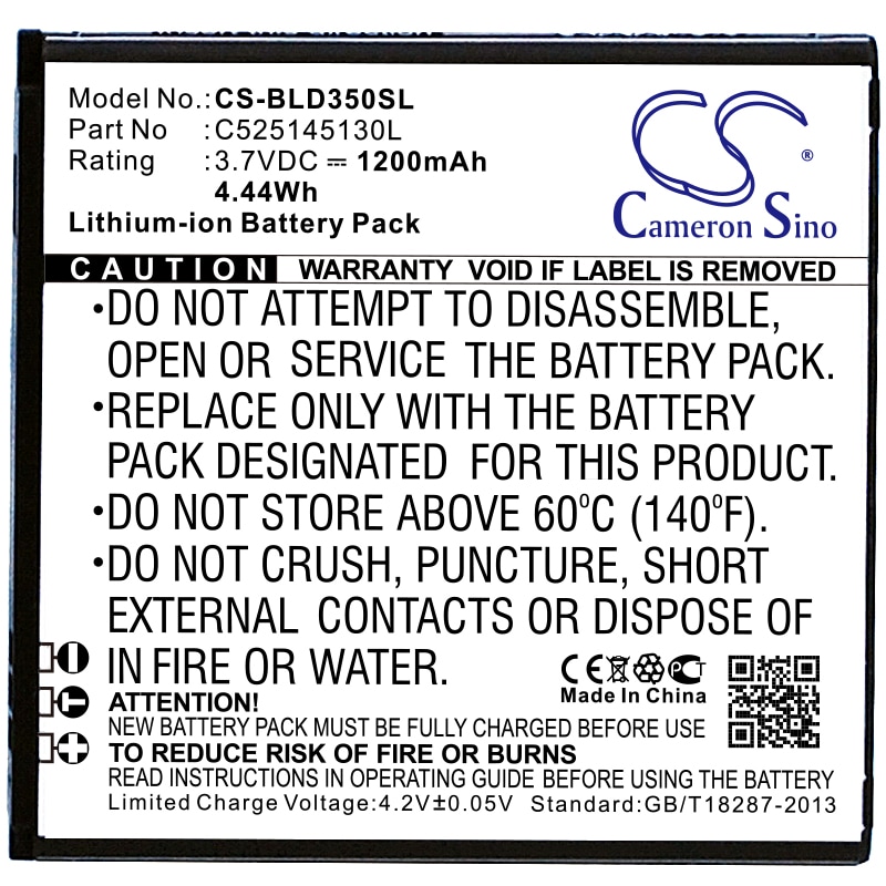 Batteri for smarttelefon, mobil for BLU Neo 3.5, S310L, S310U osv.