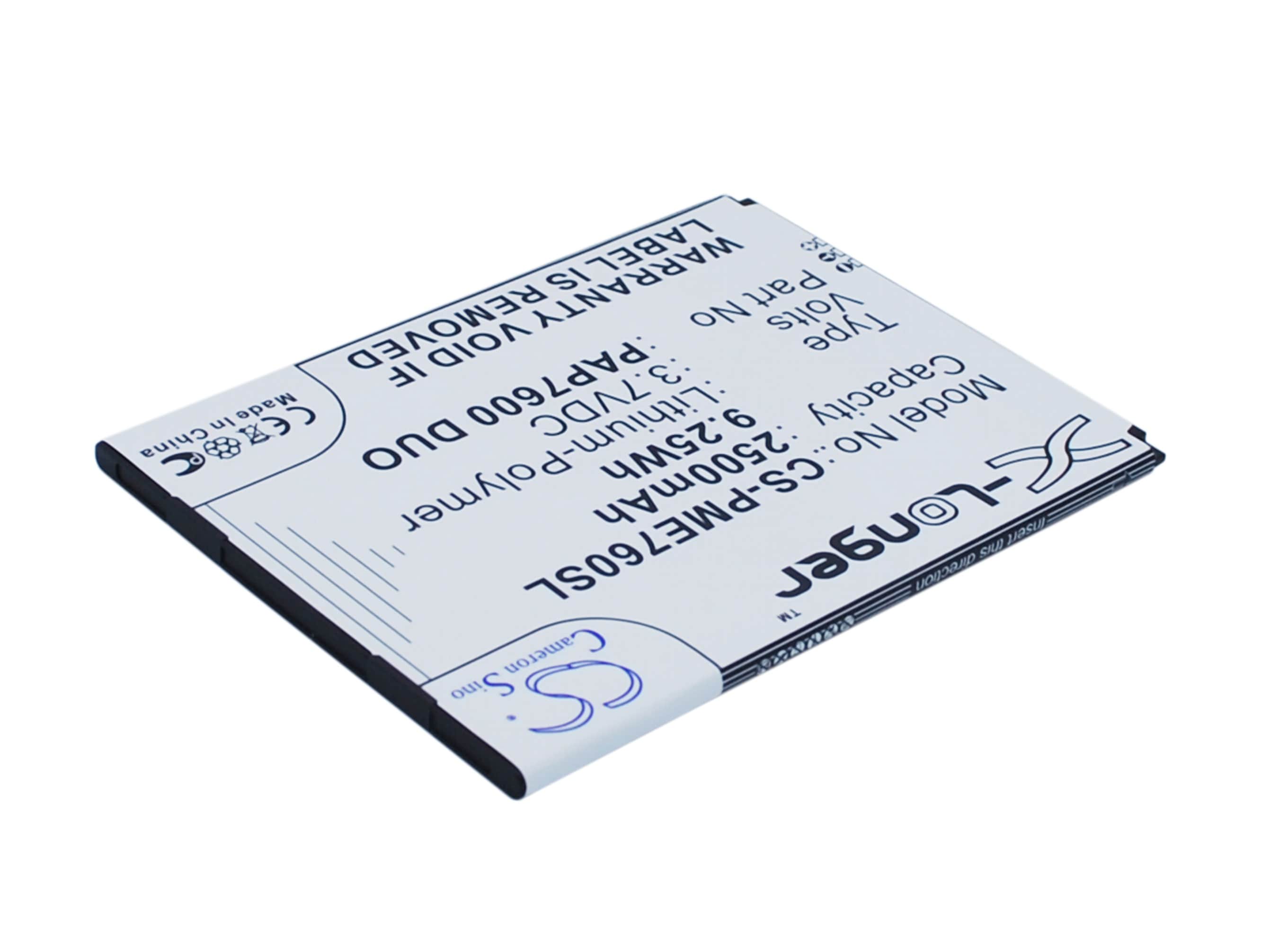 Batteri for SmartPhone, Mobil for Prestigio MultiPhone 7600 Duo