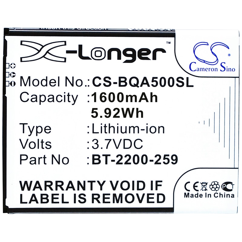 Batteri for SmartPhone, Mobil for BQ Aquaris 5.0