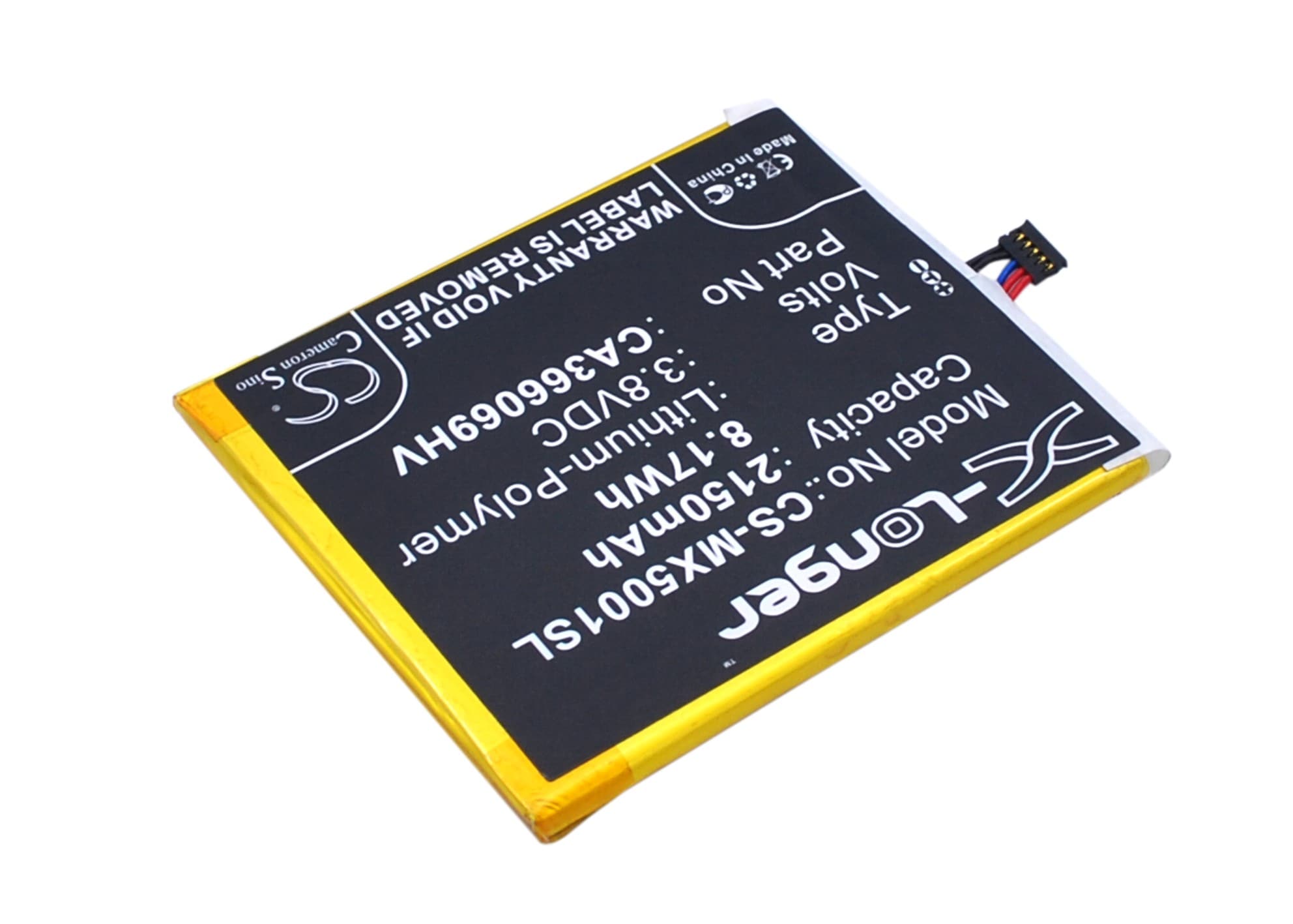Batteri for smarttelefon, mobil for Medion Life X5001, X5001