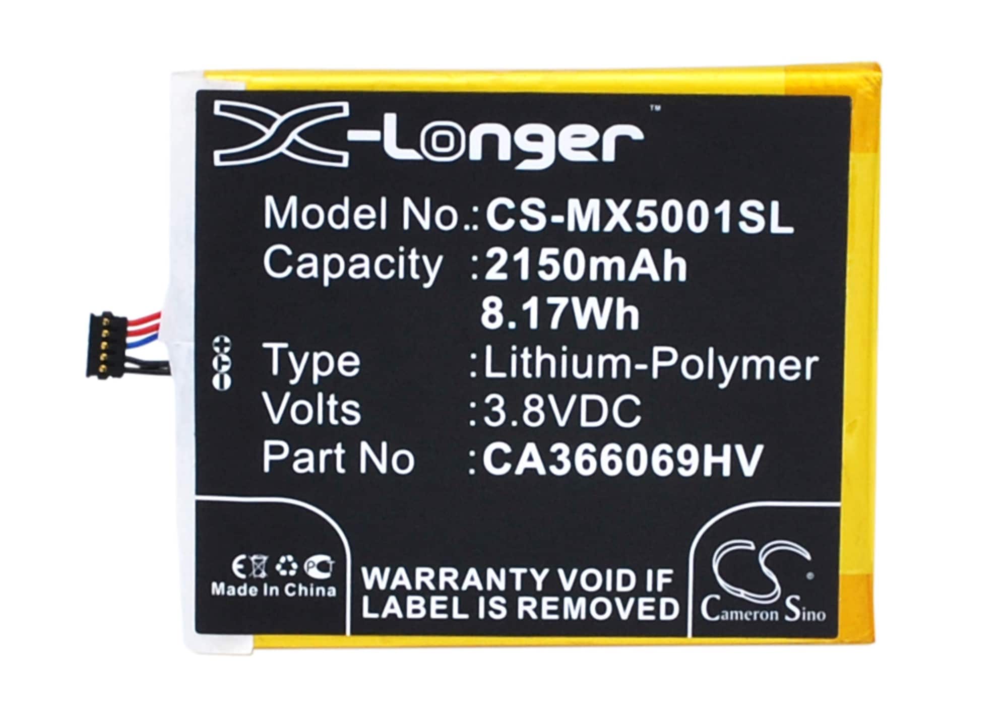 Batteri for smarttelefon, mobil for Medion Life X5001, X5001