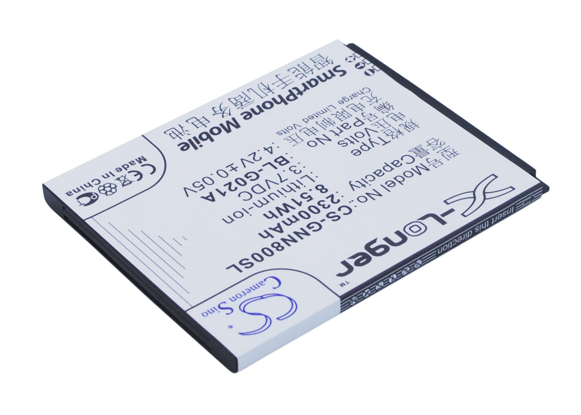 Batteri for SmartPhone, mobil for GIONEE GN800, GN708T, GN708W og andre.