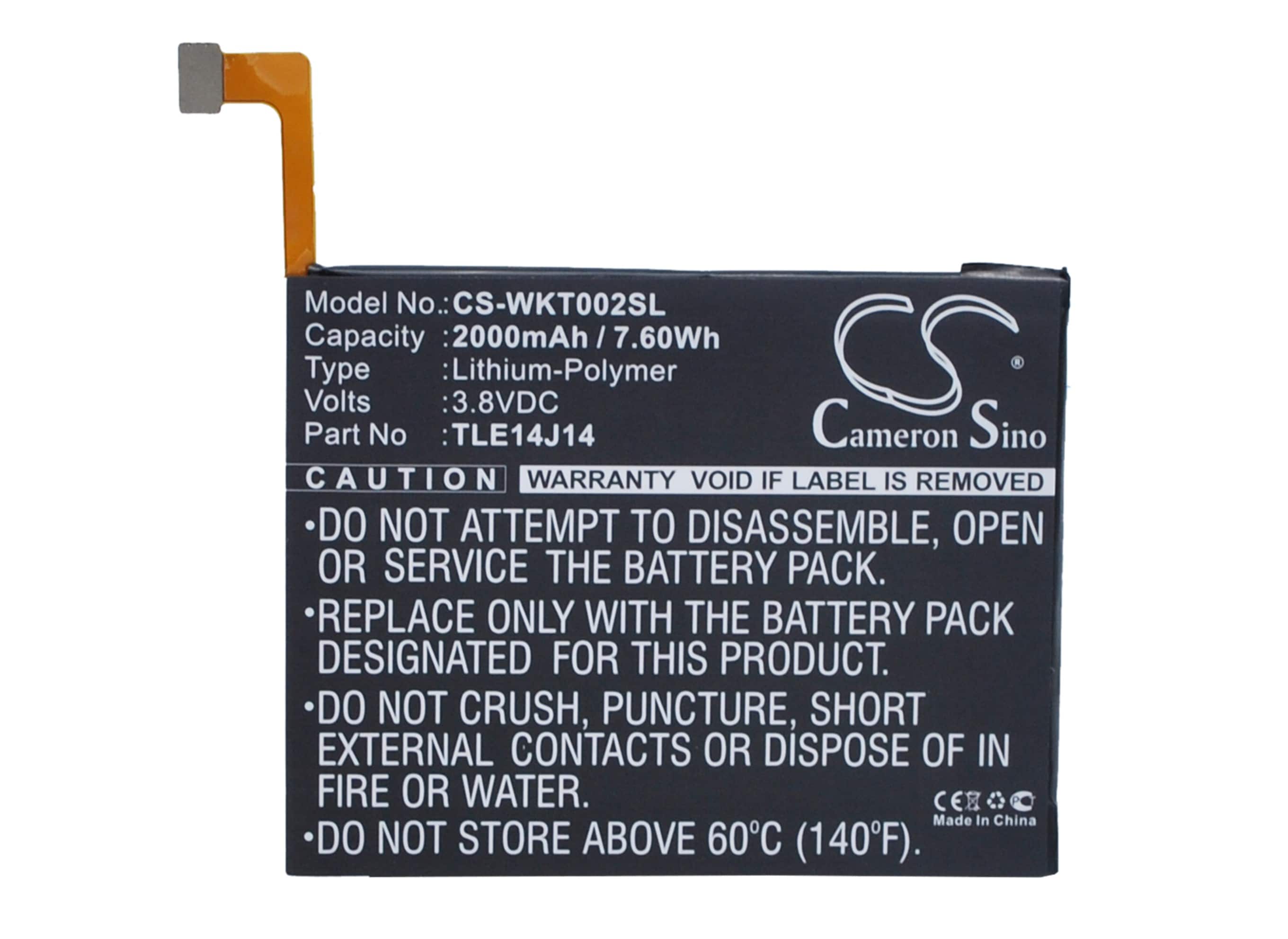 Batteri for SmartPhone, Mobil for Wiko Getaway