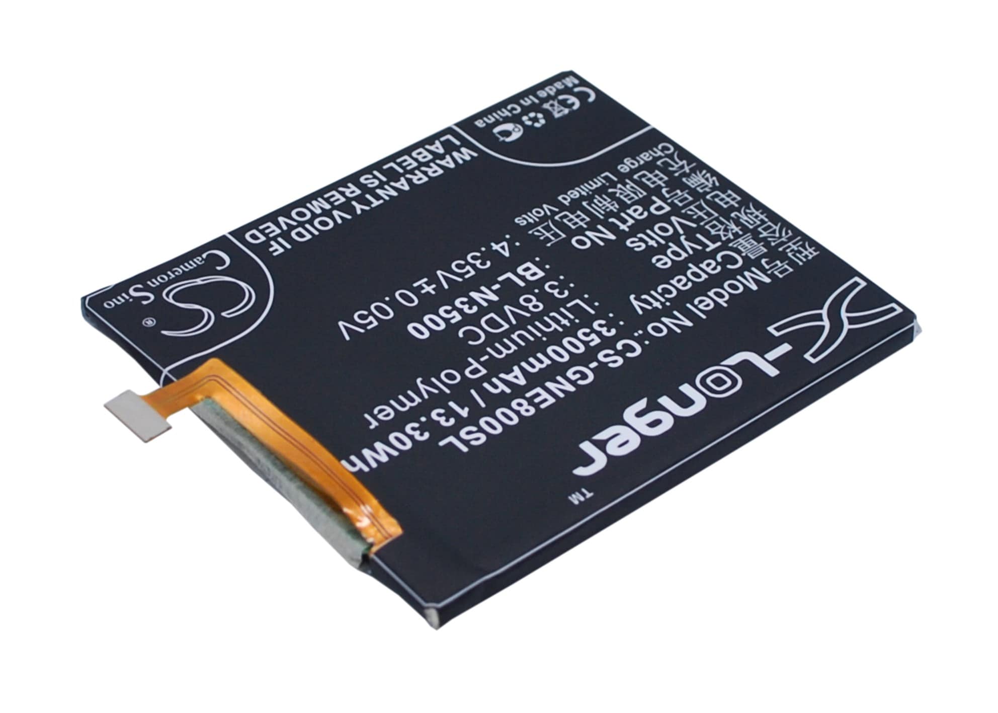 Batteri for smarttelefon, mobil for GIONEE Elife E8, GN9008