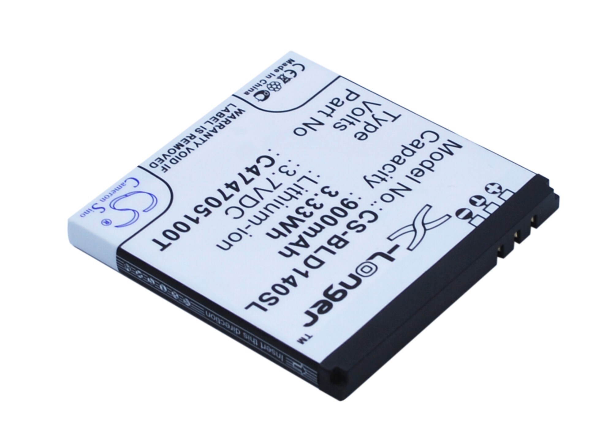 Batteri for smarttelefon, mobil for BLU Dash JR, D140, D141S osv.