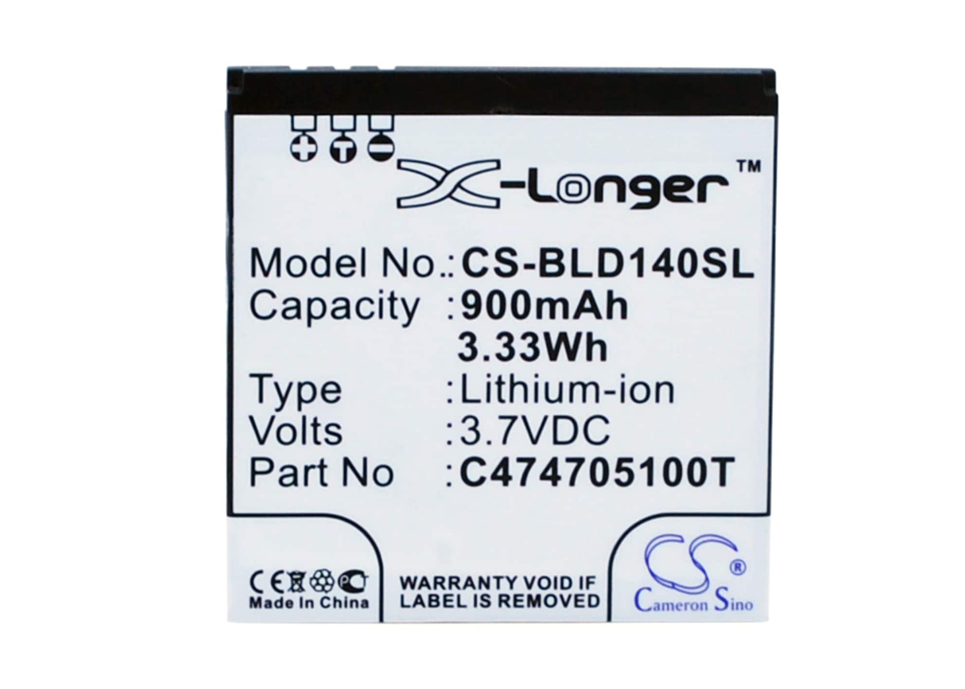 Batteri for smarttelefon, mobil for BLU Dash JR, D140, D141S osv.