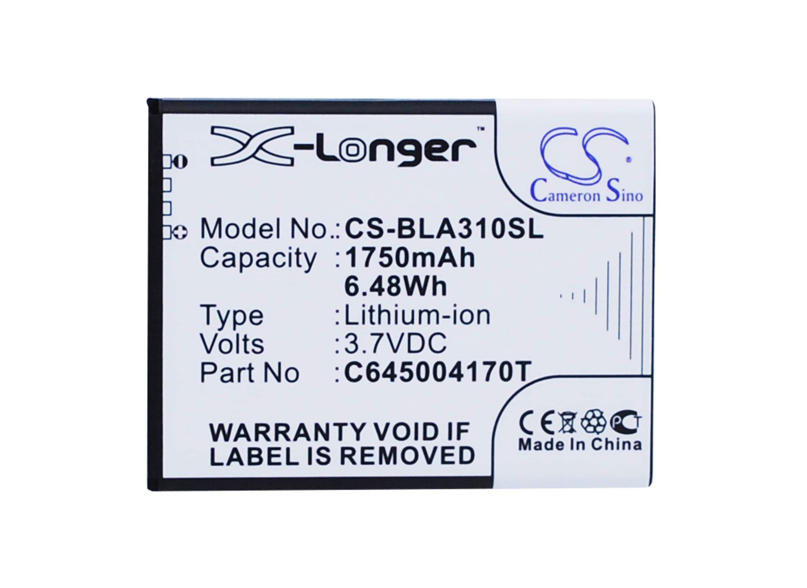 Batteri for SmartPhone, Mobil for BLU Advance 4.5, A310