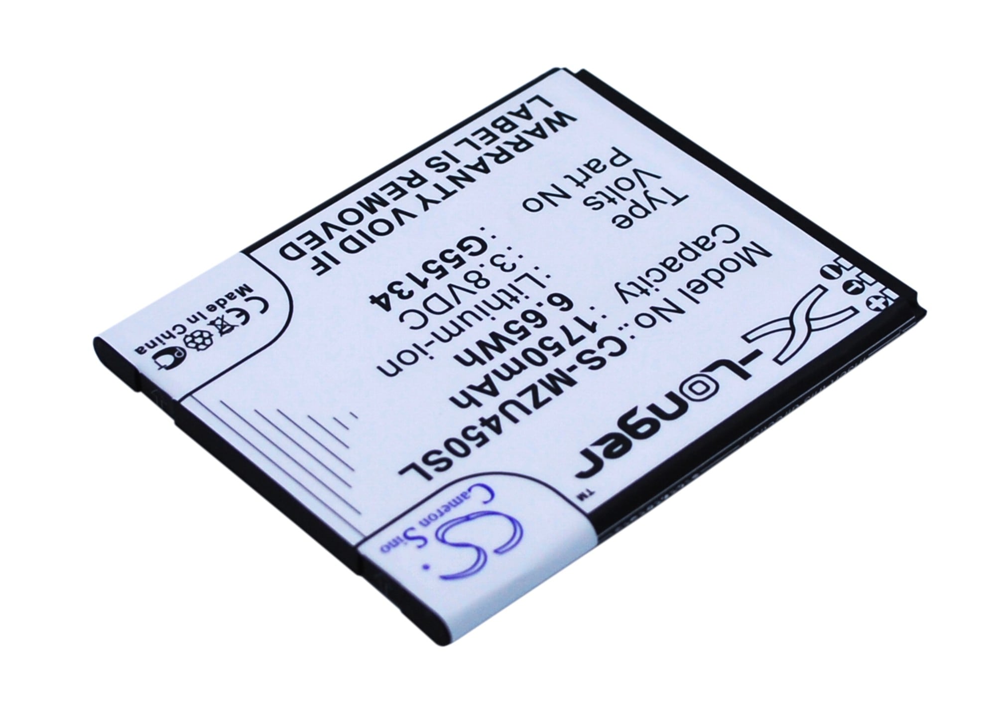 Batteri for SmartPhone, Mobil for NAVON Mizu M450, Mizu M450 Dual SIM