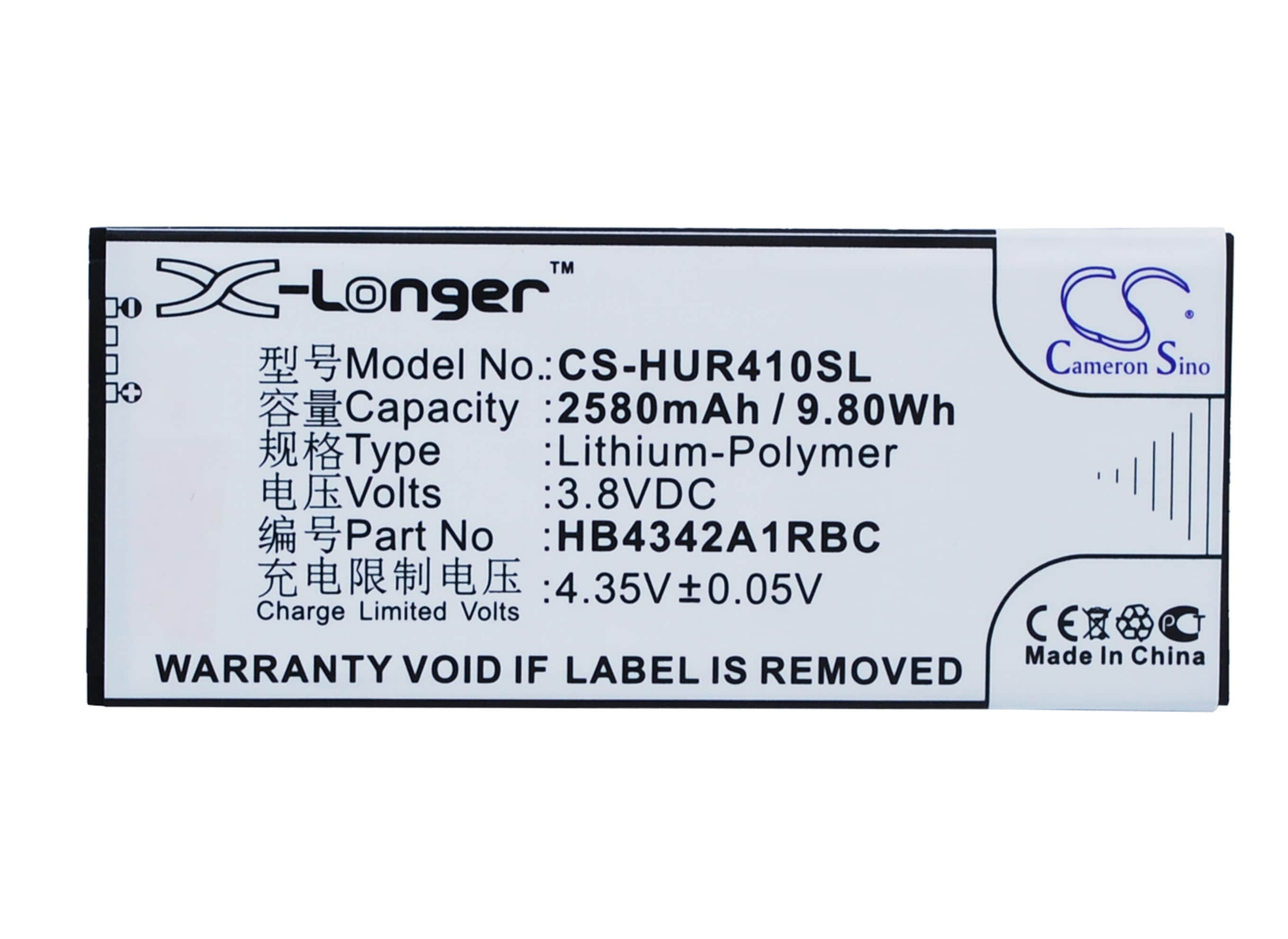 Batteri for SmartPhone, Mobil for Huawei Honor 4A, Honor 4A Dual SIM, SCL-L00 og andre.