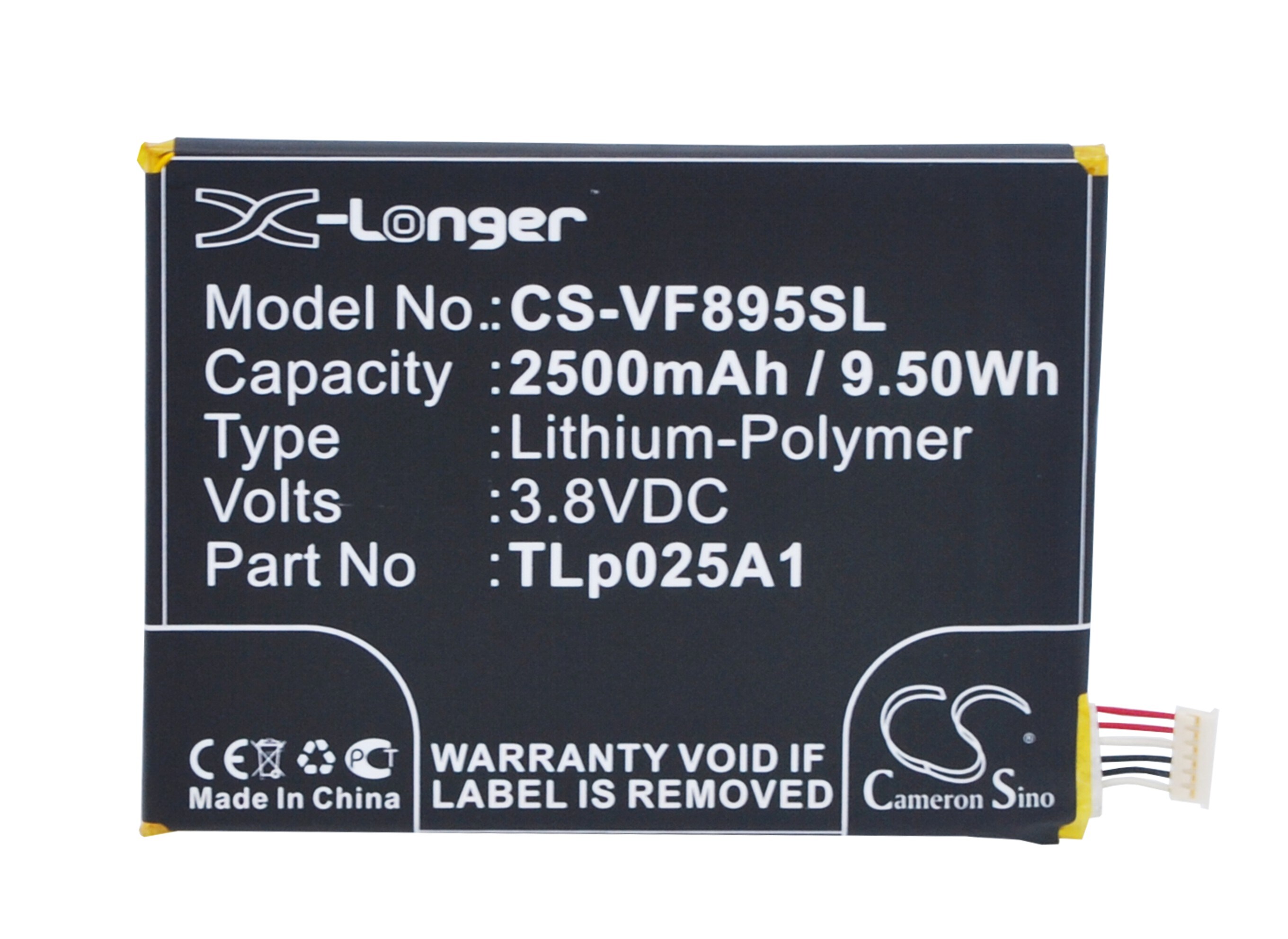 Batteri for SmartPhone, Mobil for Vodafone VF-895, Smart Prime 6, VF-895N