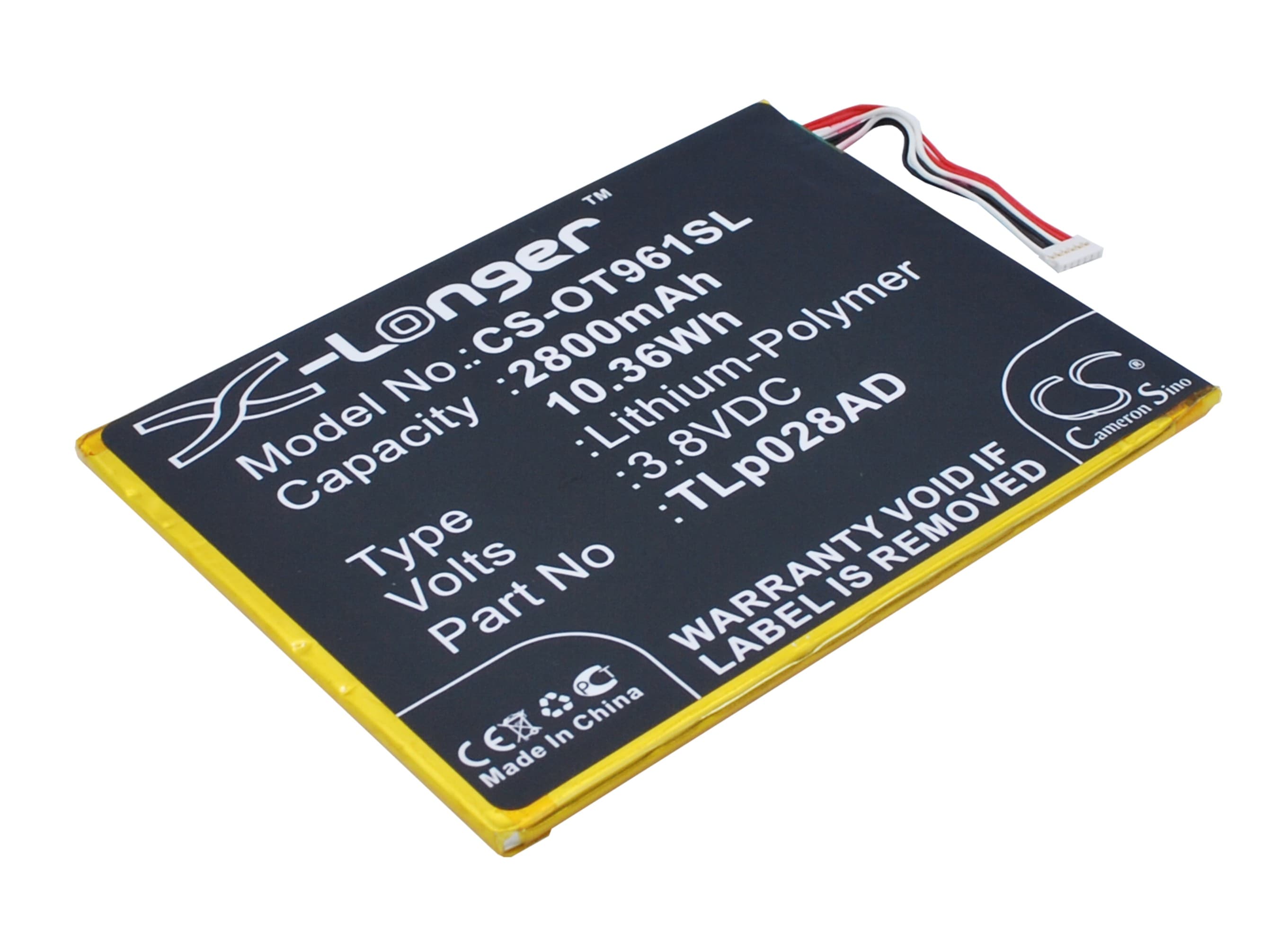 Batteri for SmartPhone, Mobil for Alcatel One Touch Pixi 7, OT-9006W