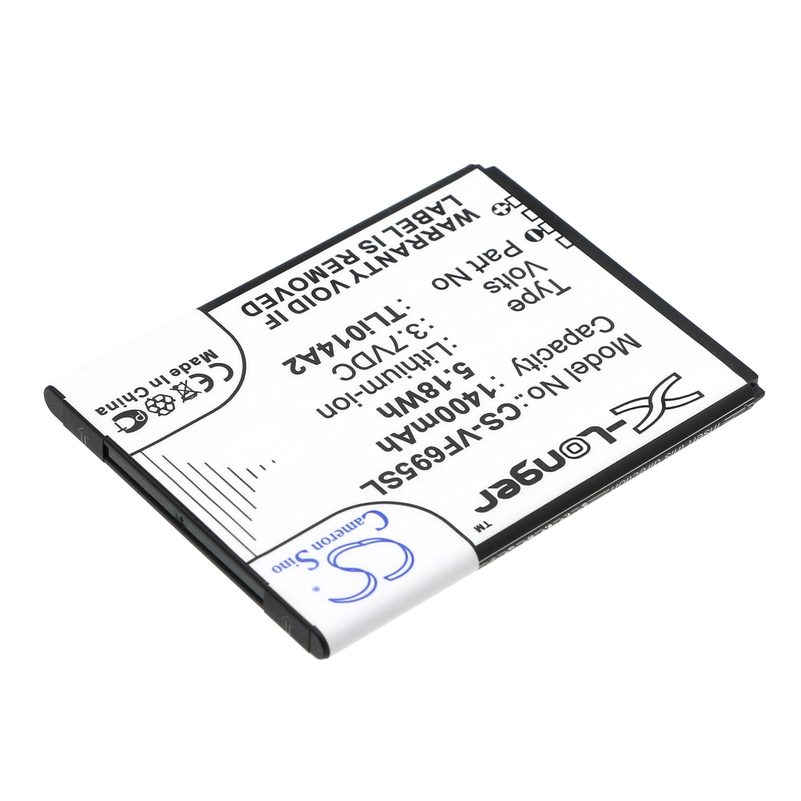 Batteri for SmartPhone, Mobil for Vodafone Smart First 6, V695, VF-V695 og andre.