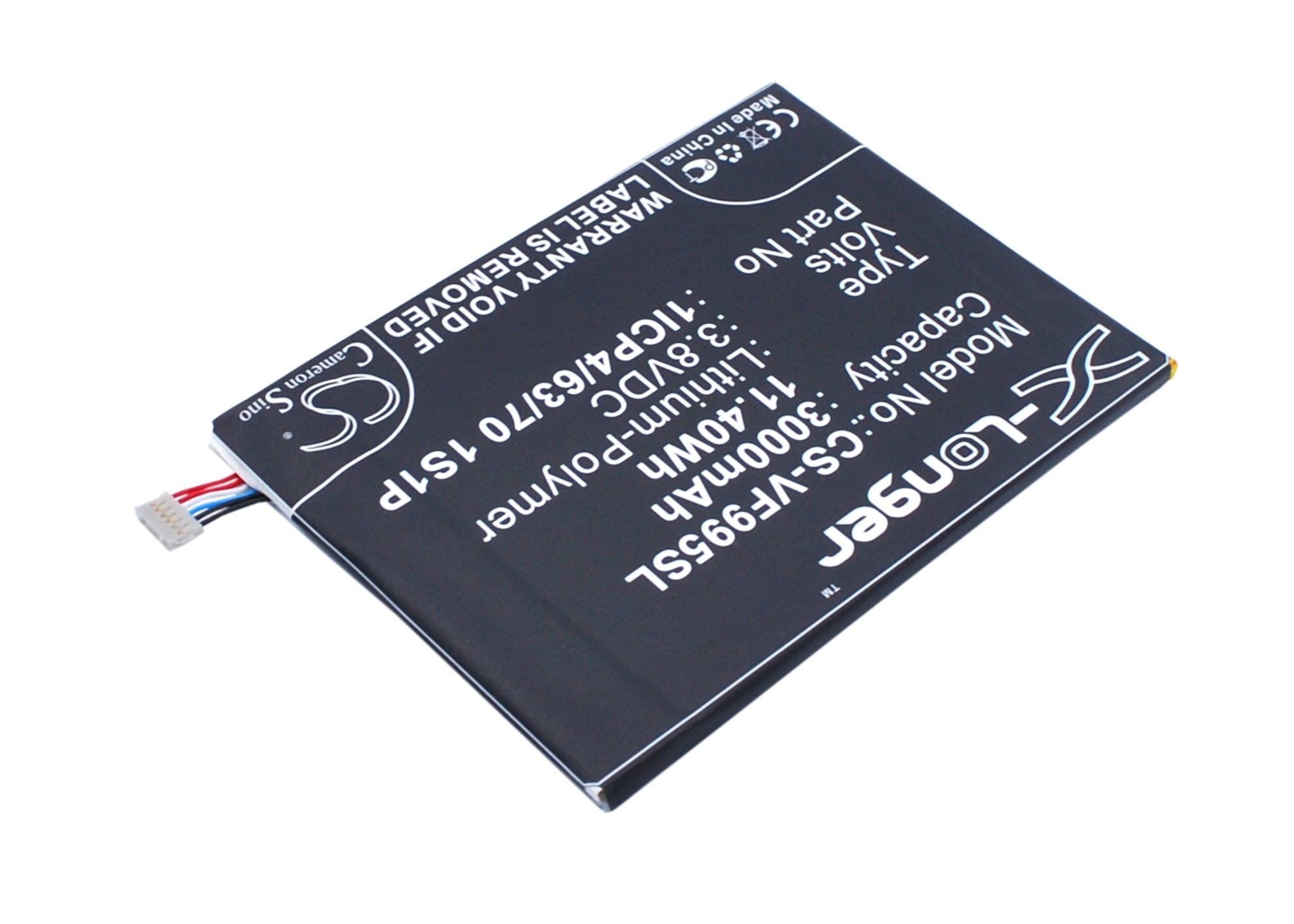 Batteri for SmartPhone, Mobil for Vodafone Smart ultra 6, V995, V995N og andre.