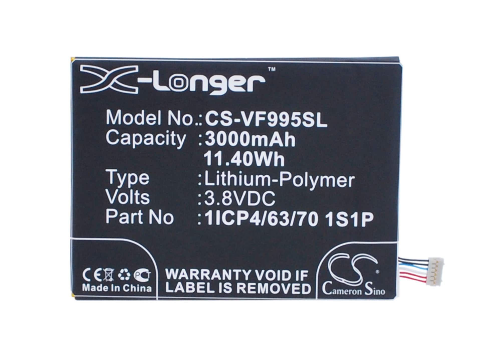 Batteri for SmartPhone, Mobil for Vodafone Smart ultra 6, V995, V995N og andre.