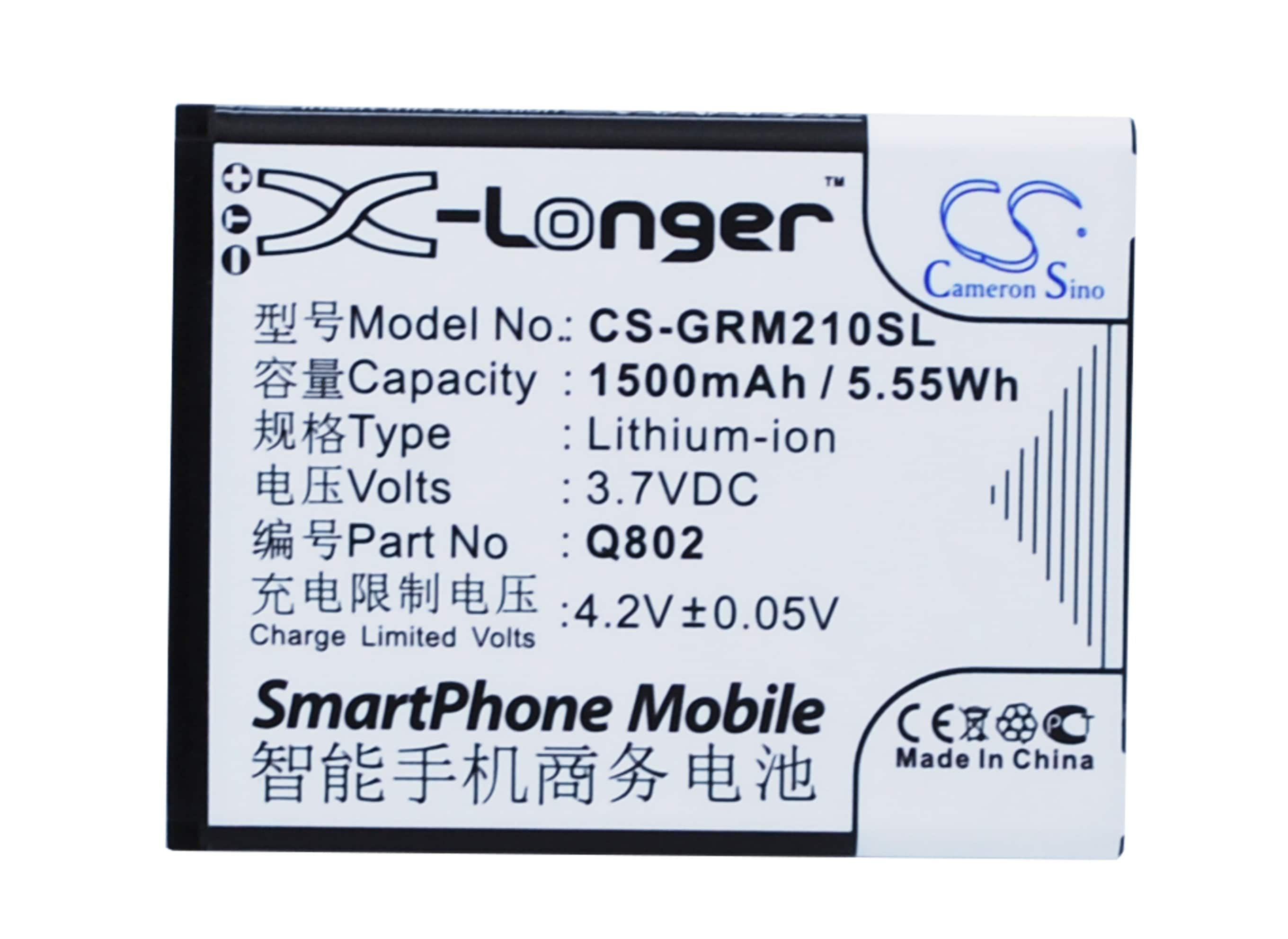 Batteri for SmartPhone, mobil for Green Orange M2S, S2, Mars 2S etc.