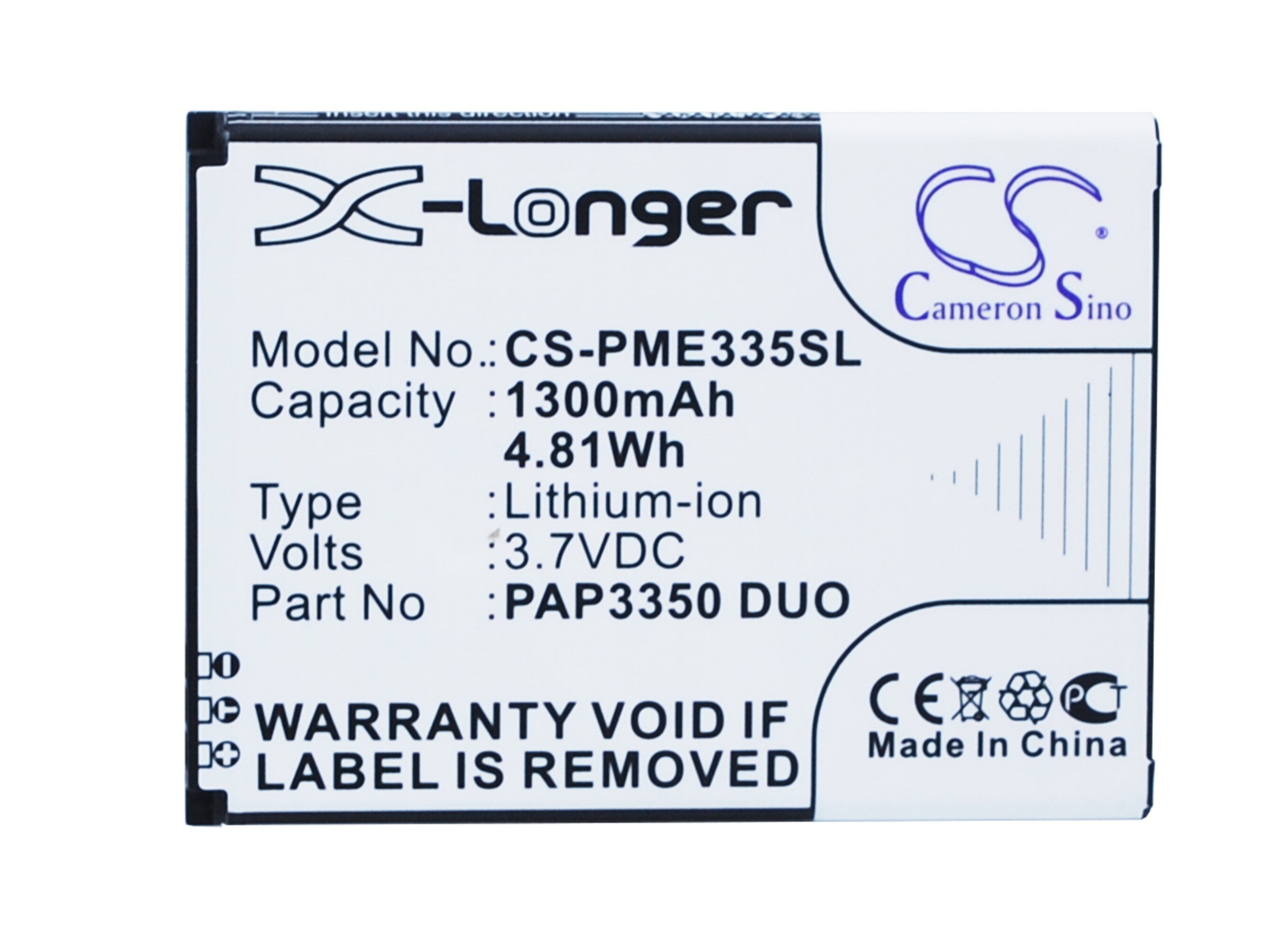 Batteri for SmartPhone, Mobil for Prestigio MultiPhone 3350 Duo