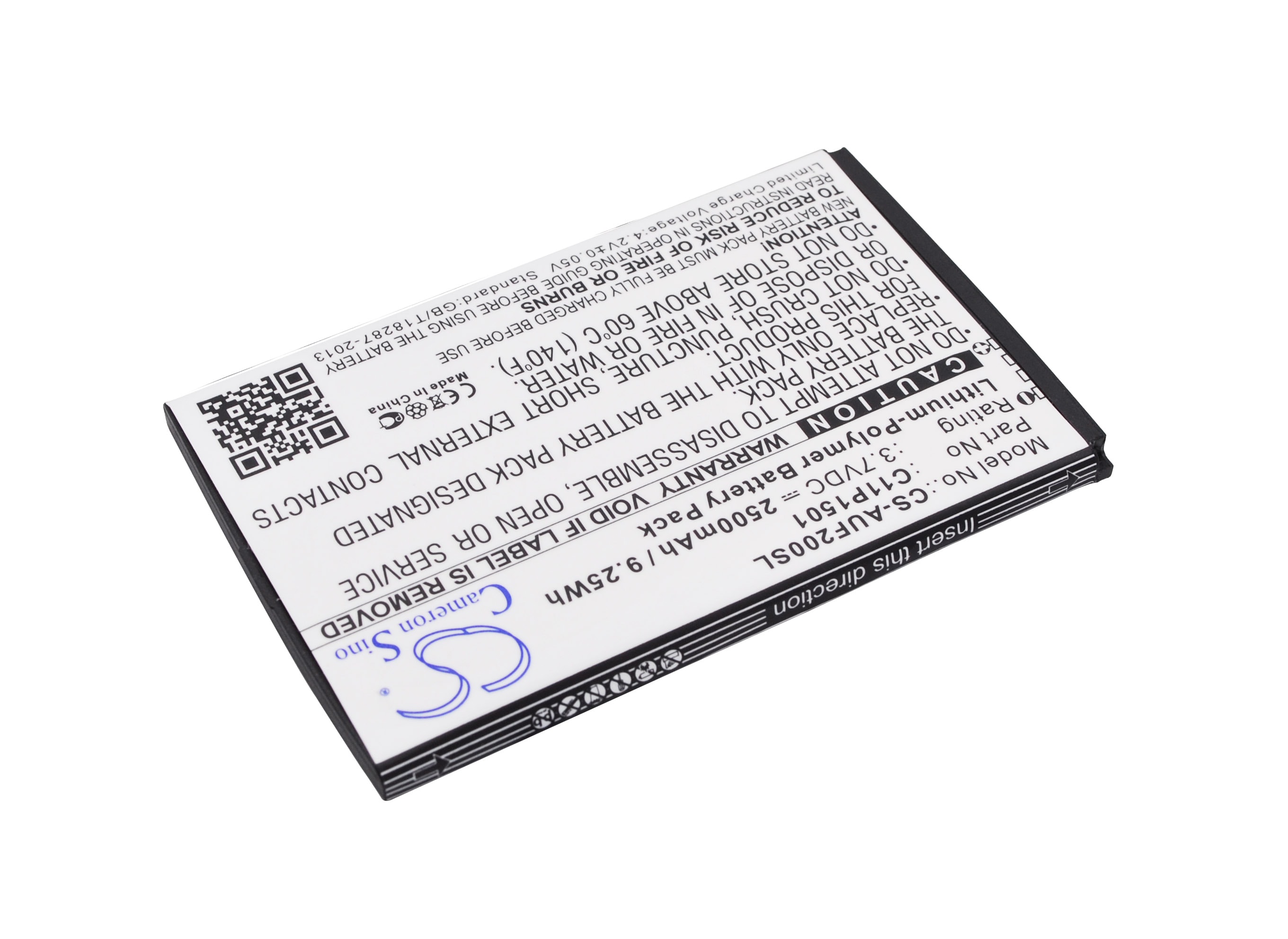 Batteri for SmartPhone, Mobil for Asus ZenFone 2, ZenFone 2 Dual SIM, ZE500CL og andre.