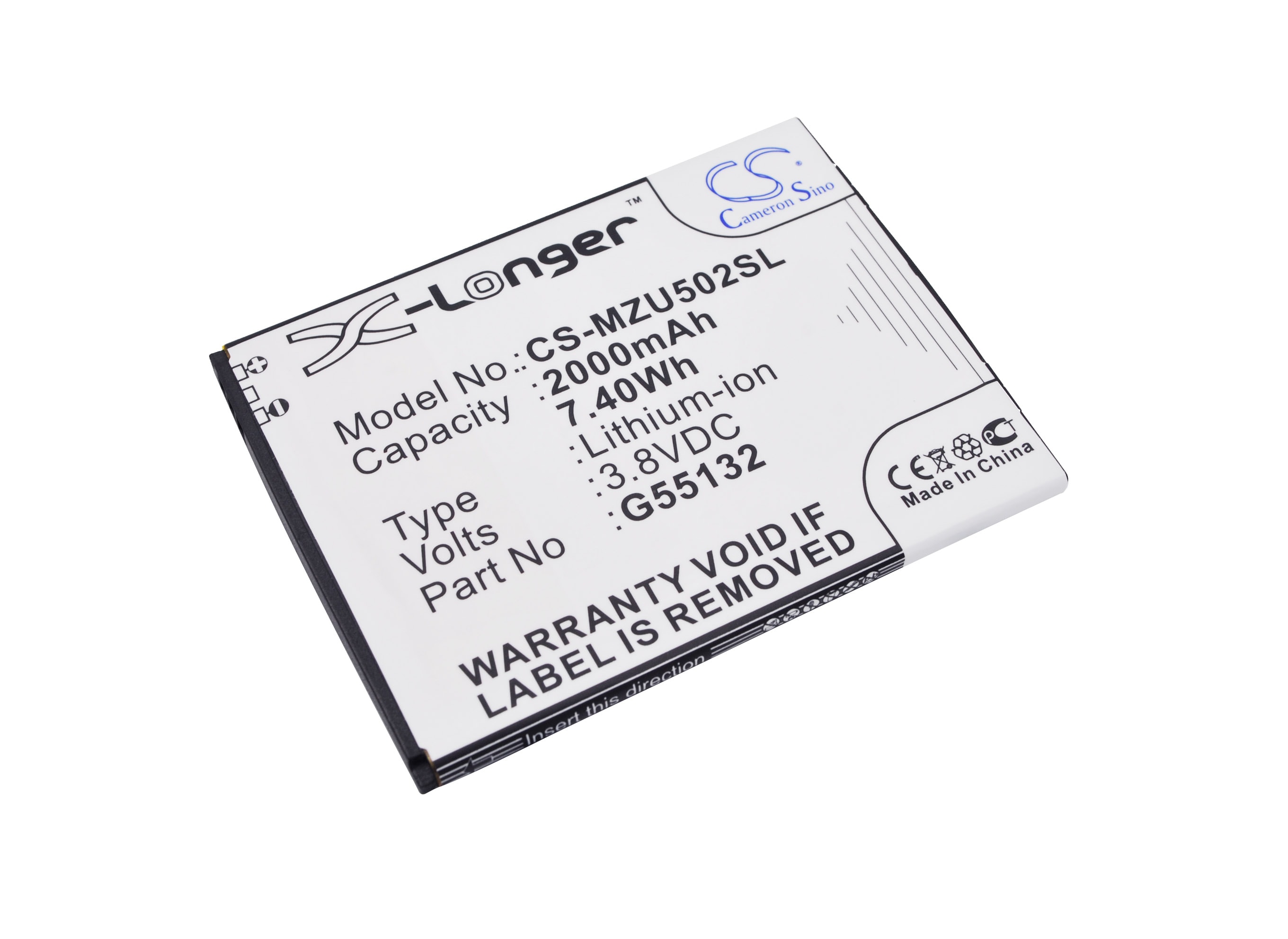 Batteri for SmartPhone, Mobil for NAVON Mizu M502, Mizu D502